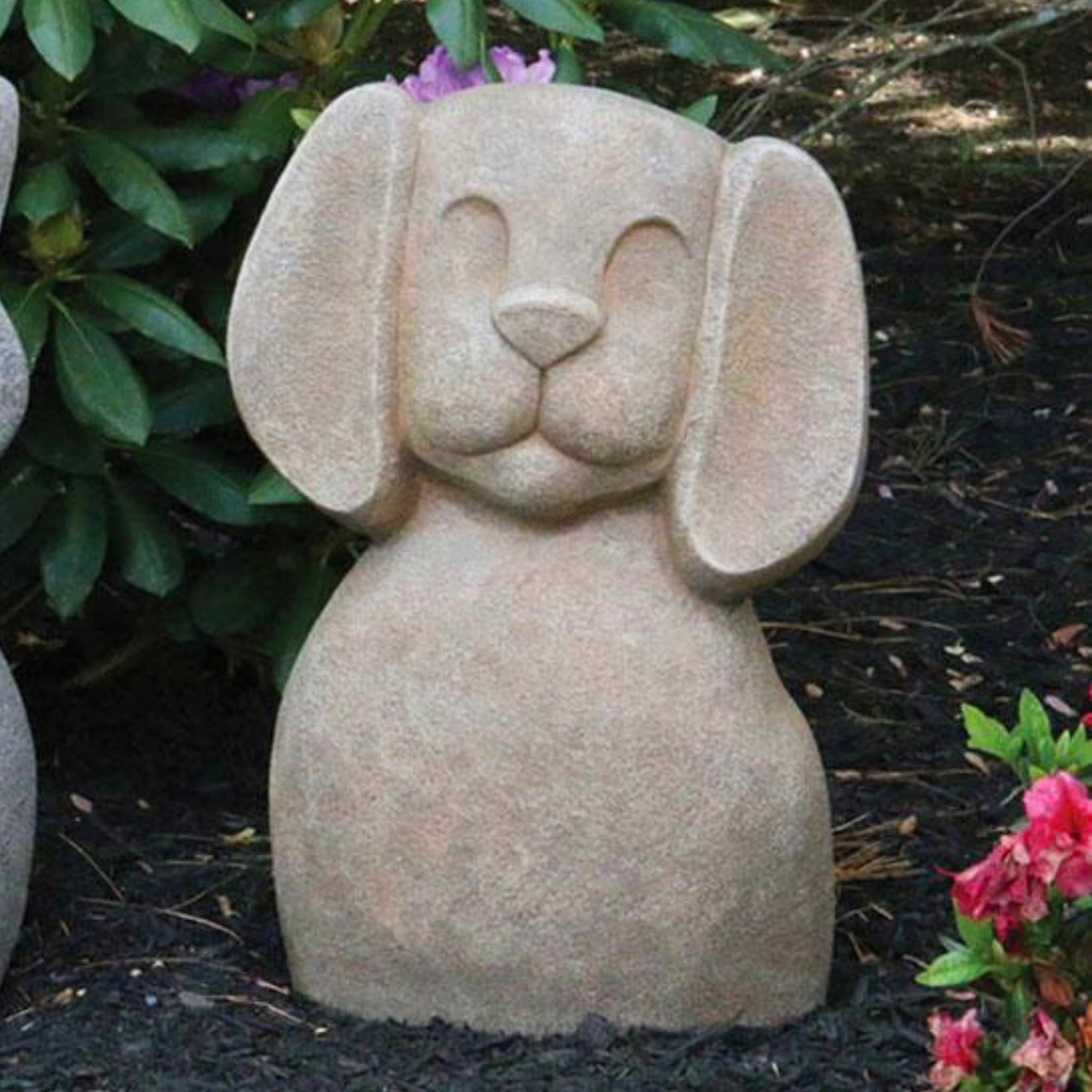 Contemporary Dog Concrete Garden Statue - Massarellis #7602