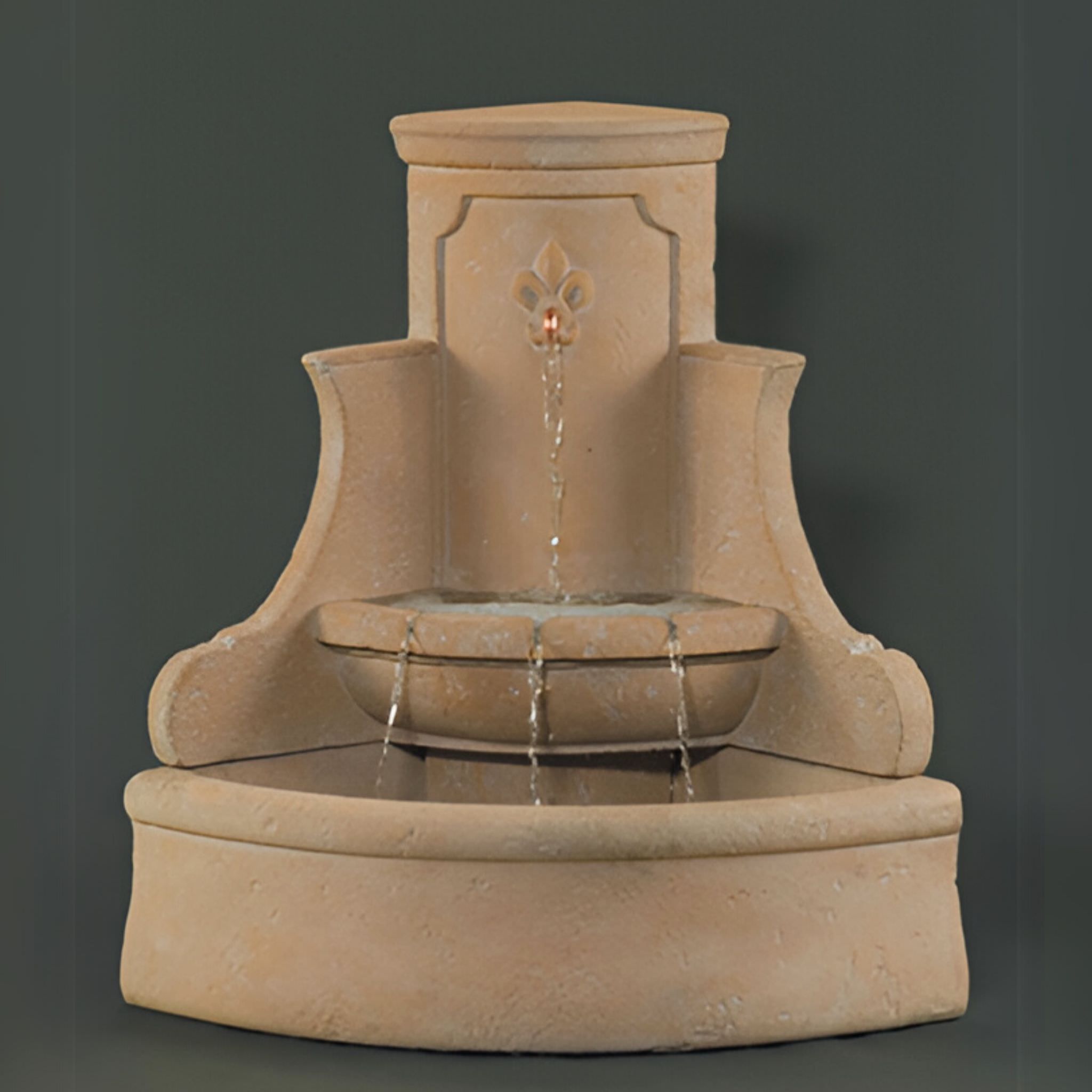 Iris Corner Wall Fountain - Fiore #LG119