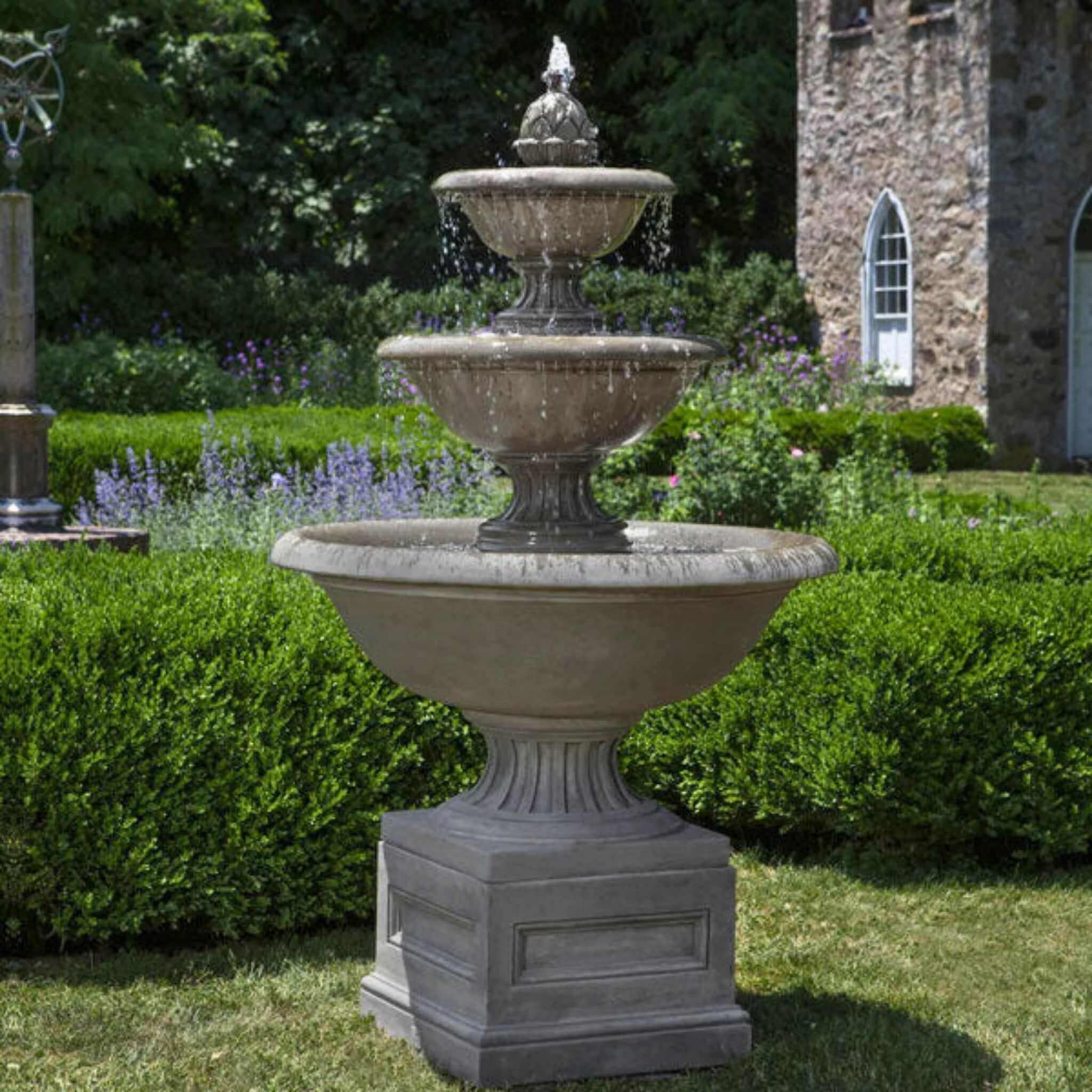Fonthill 3-Tier Concrete Fountain - Campania #FT271