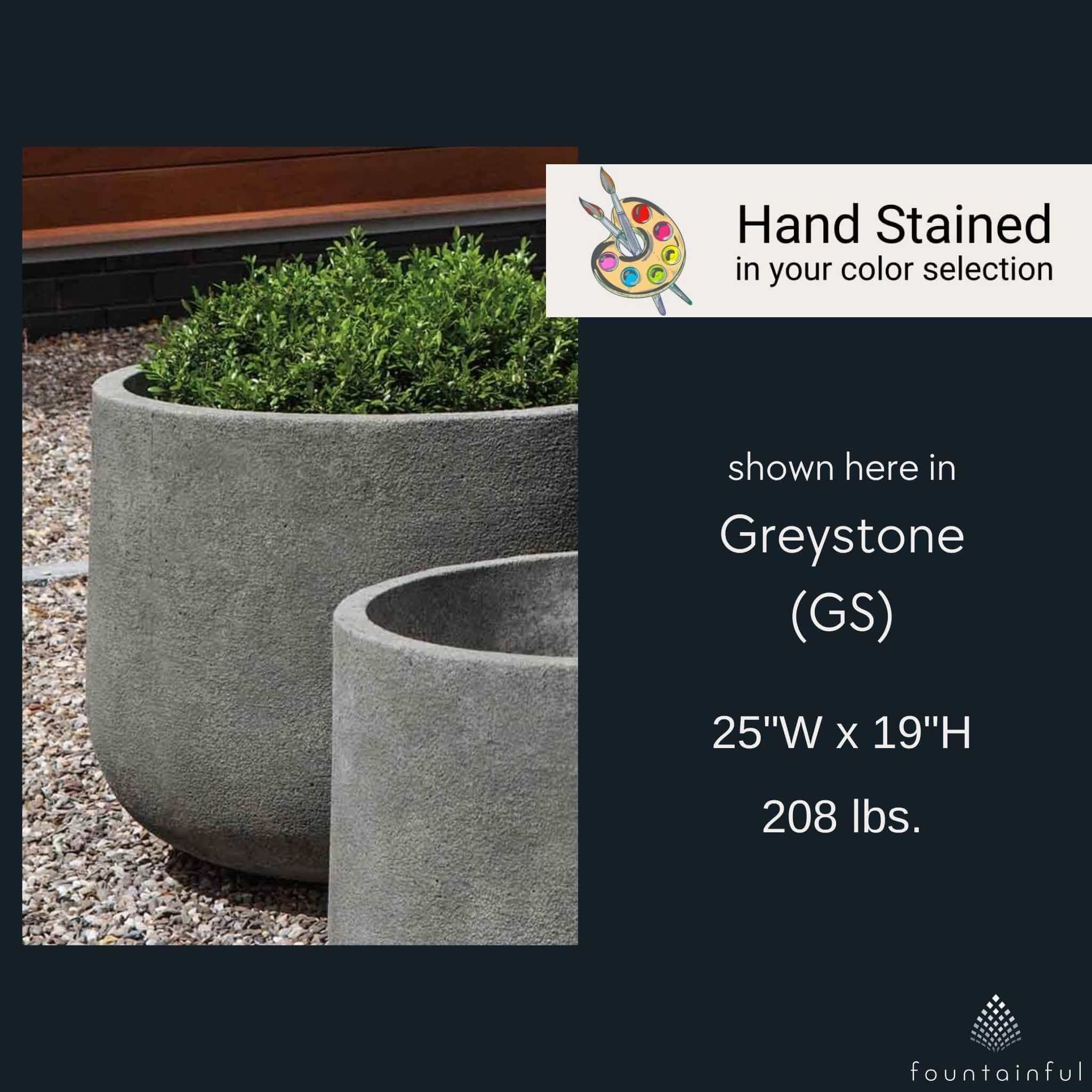 Tribeca Medium Concrete Planter - Campania #P762