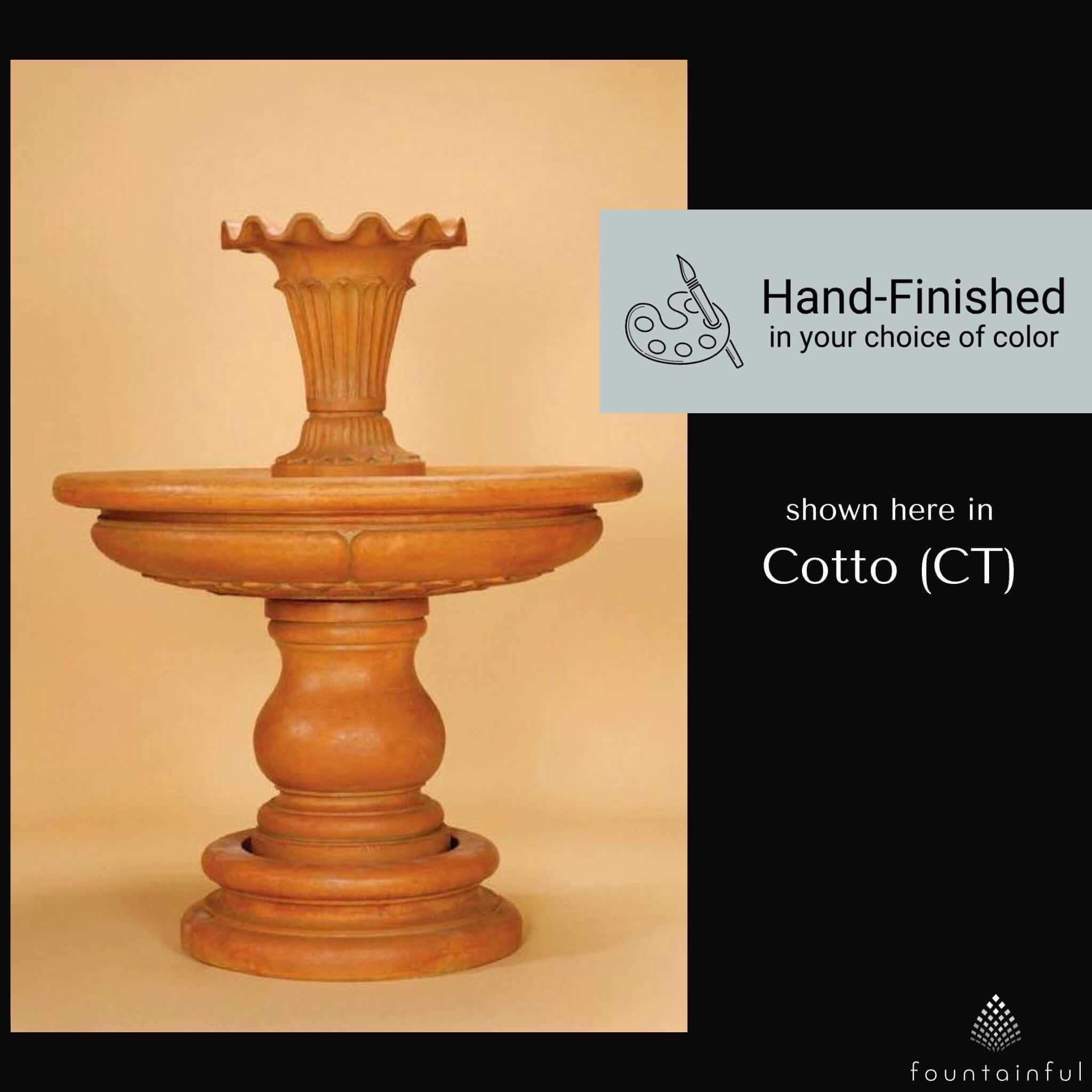 The Lily Concrete Fountain - Giannini #1235