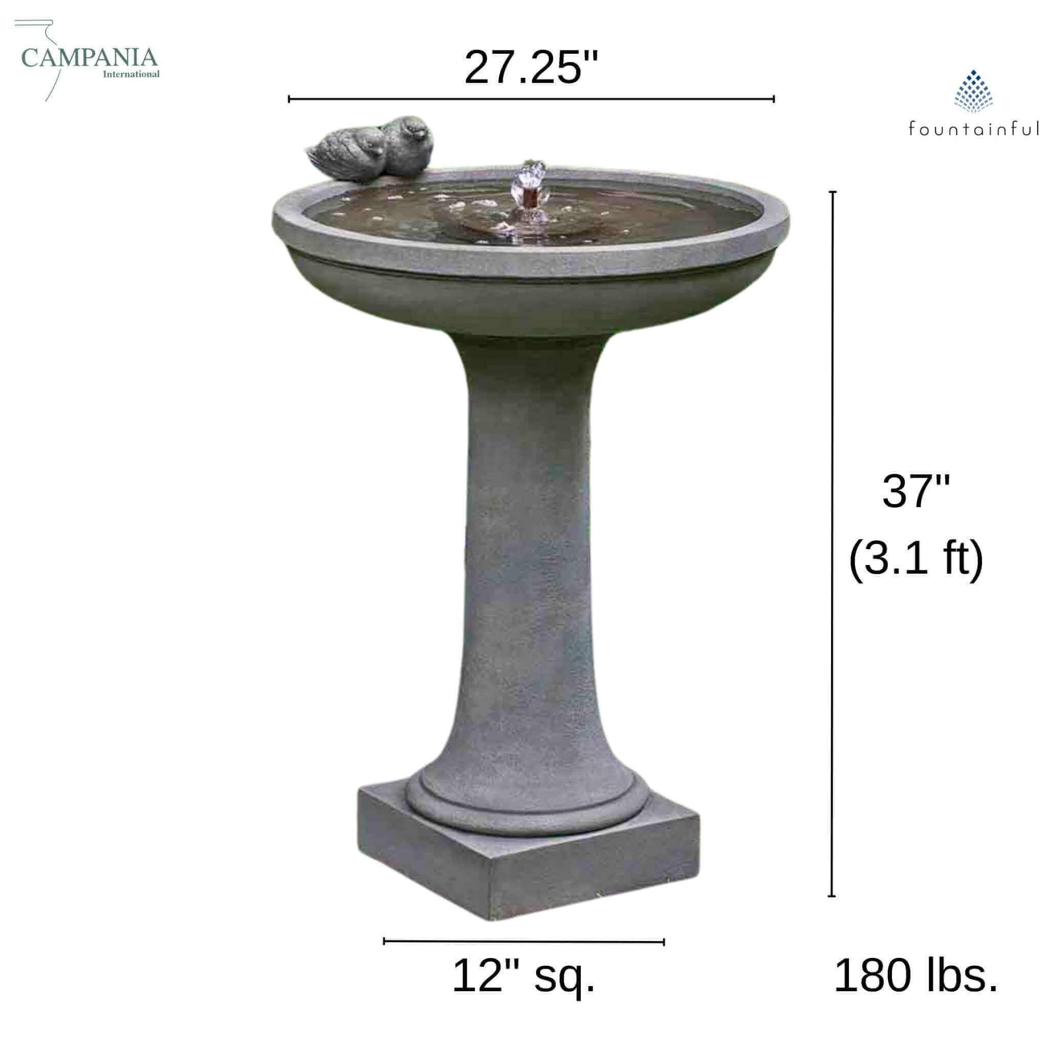 Juliet Concrete Fountain - Campania #FT310