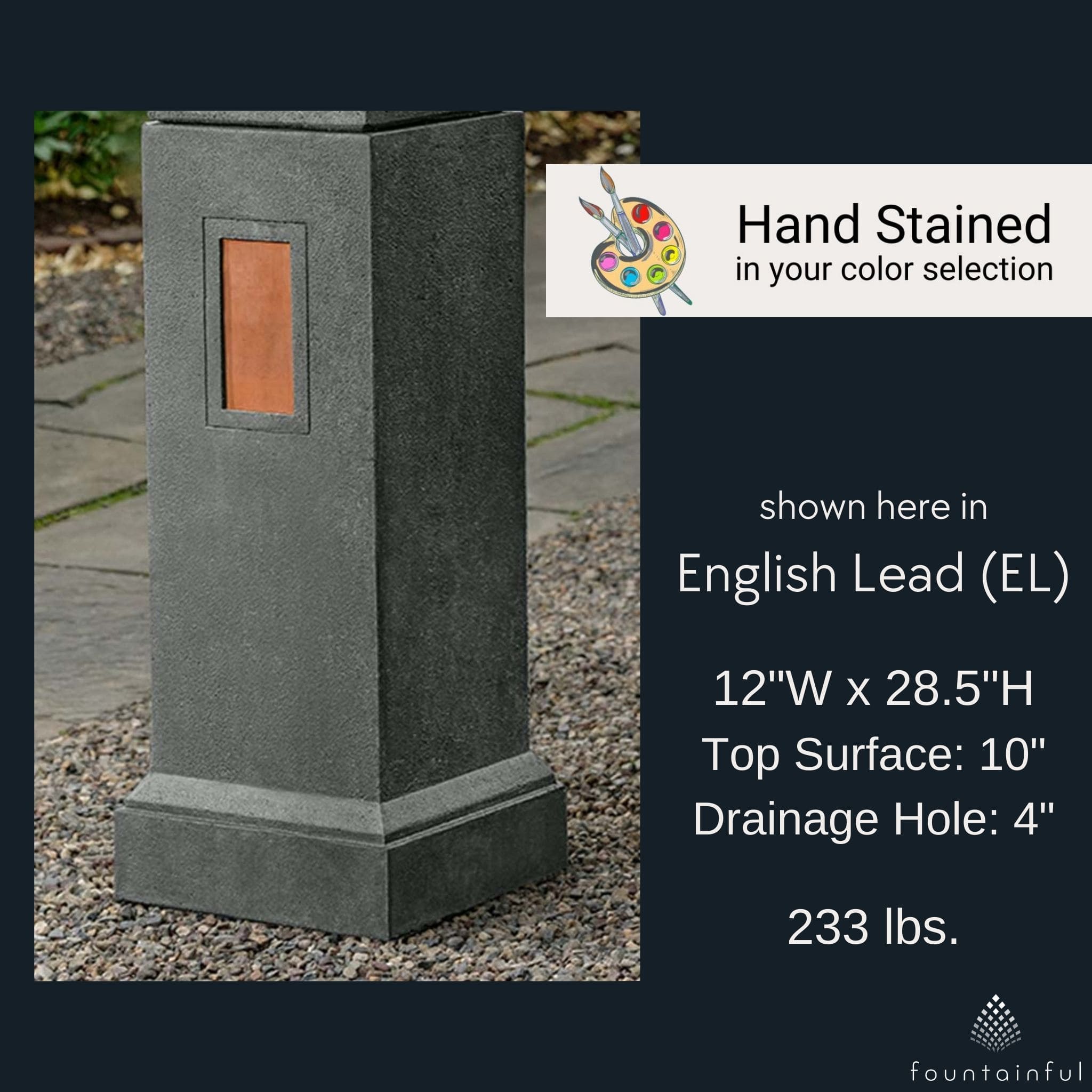 Gimlet Modern Concrete Planter Pedestals - Campania