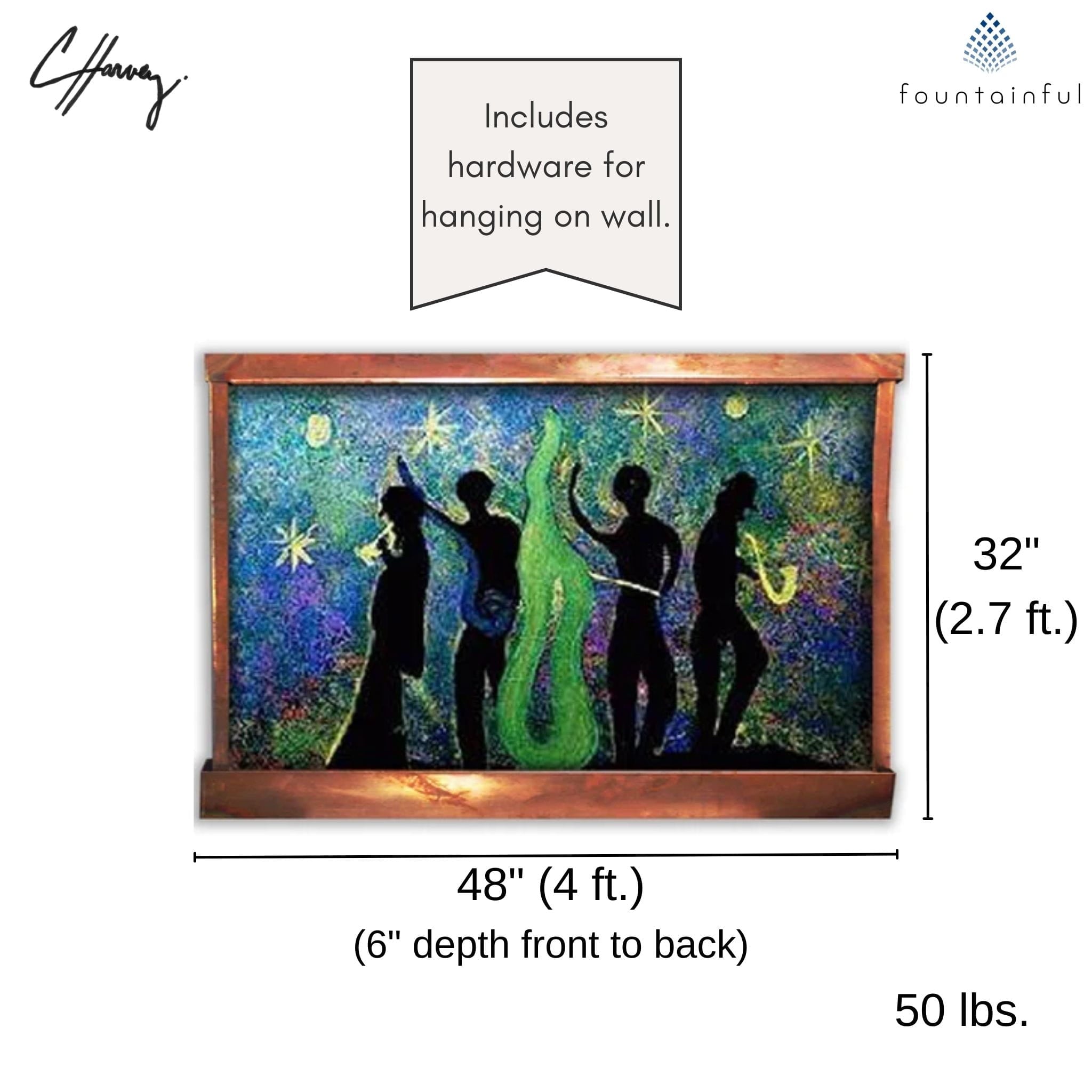 Twilight in Ocho Rios Wall Fountain - CHG