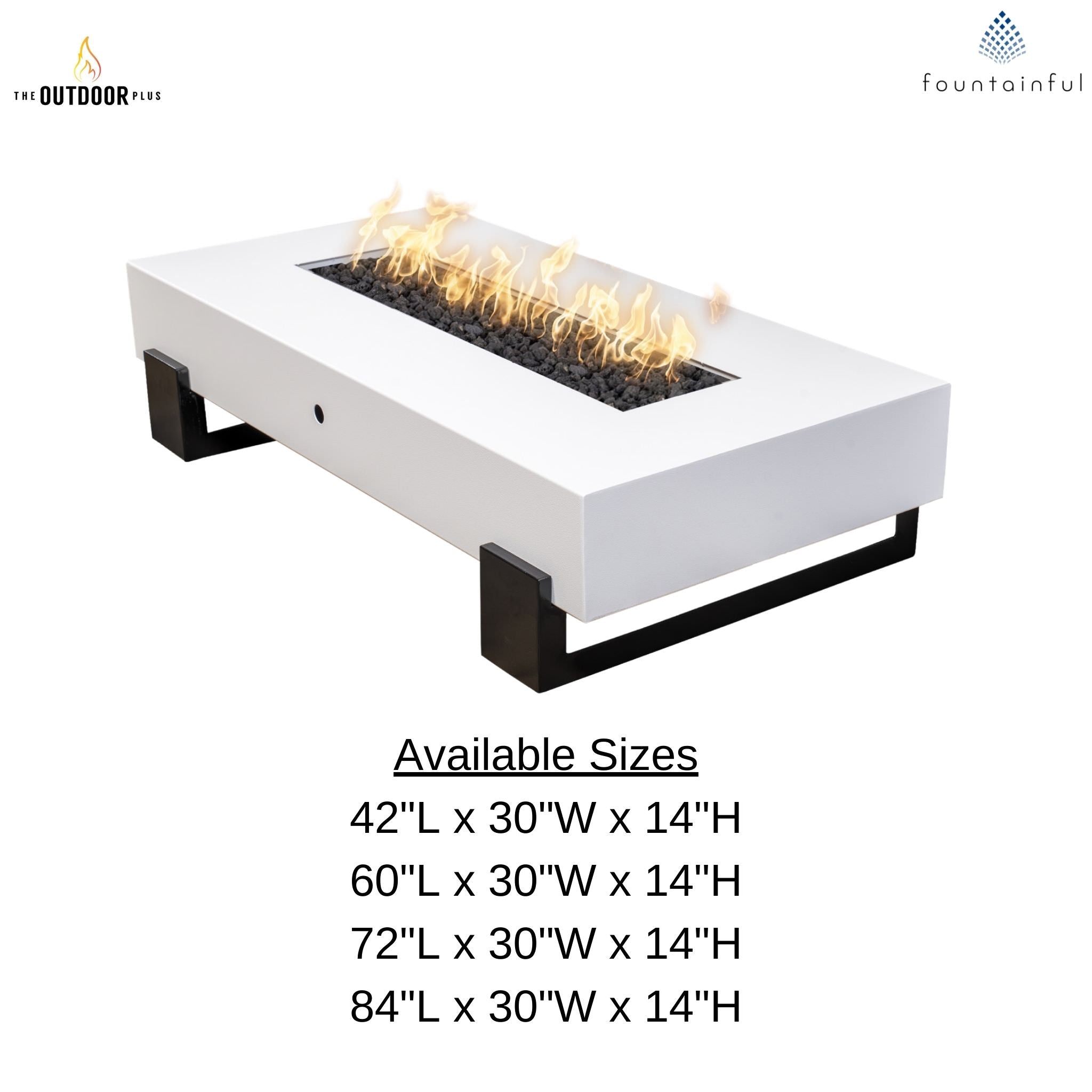 Baja Steel Gas Fire Pit - Outdoor Plus