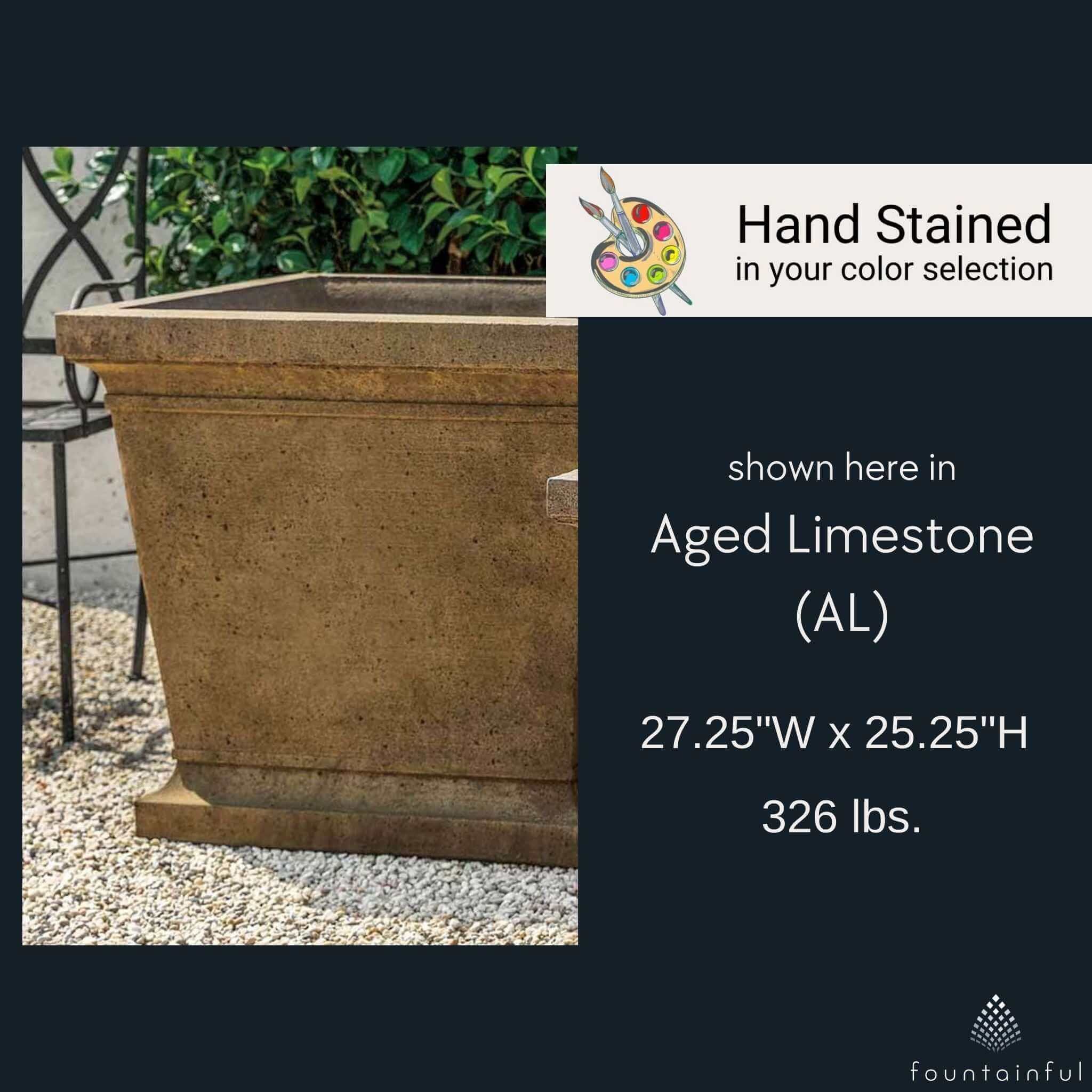 Madison Large Concrete Planter - Campania #P872
