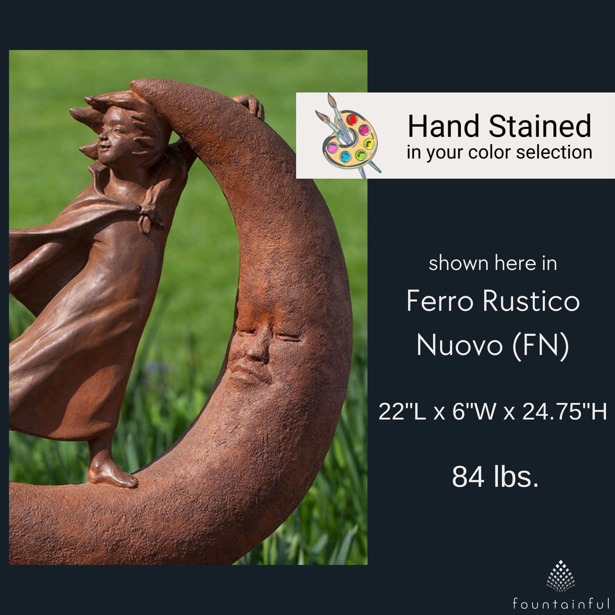 Once Upon a Moon Concrete Garden Statue - Campania #S491