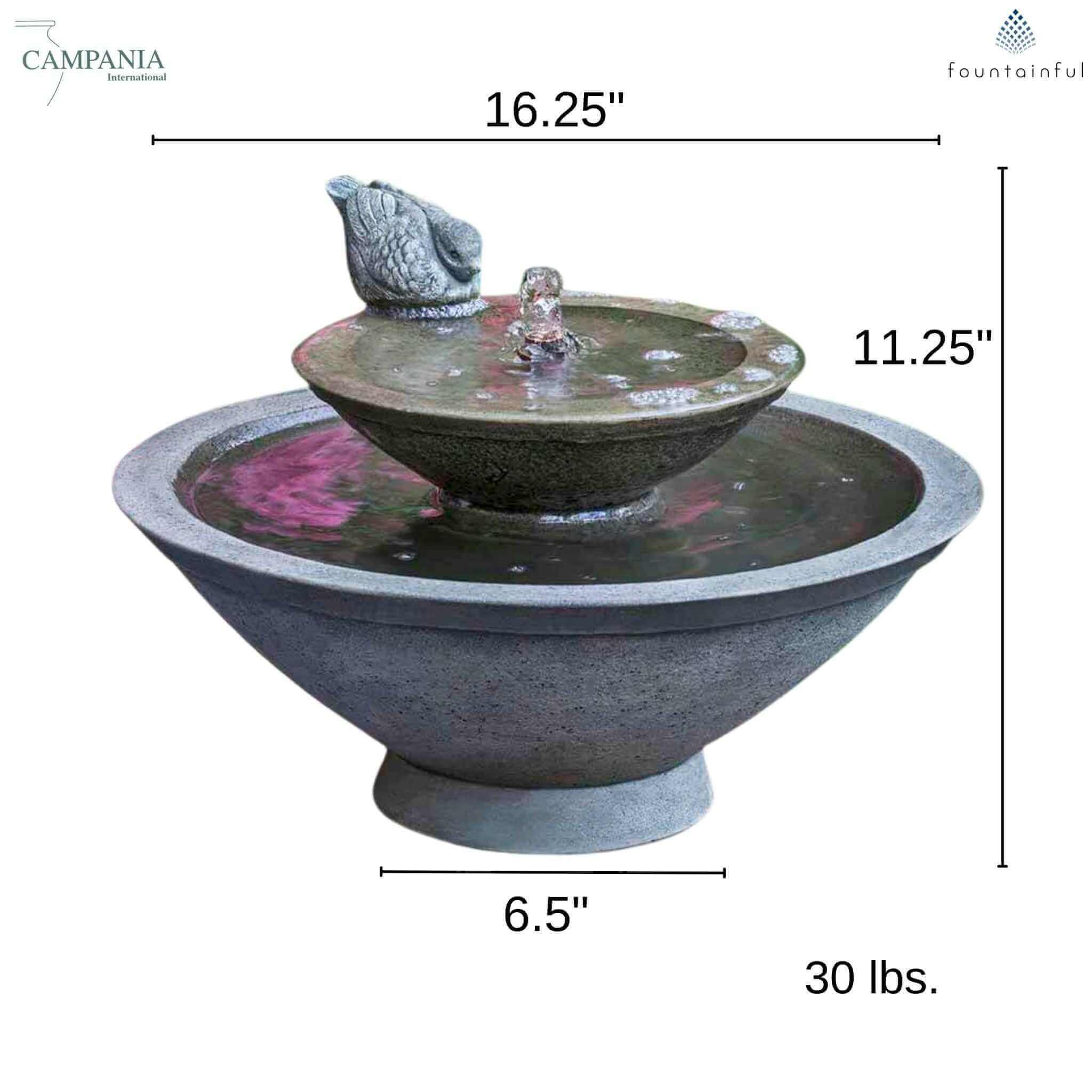 Wychwood Concrete Fountain - Campania #FT292