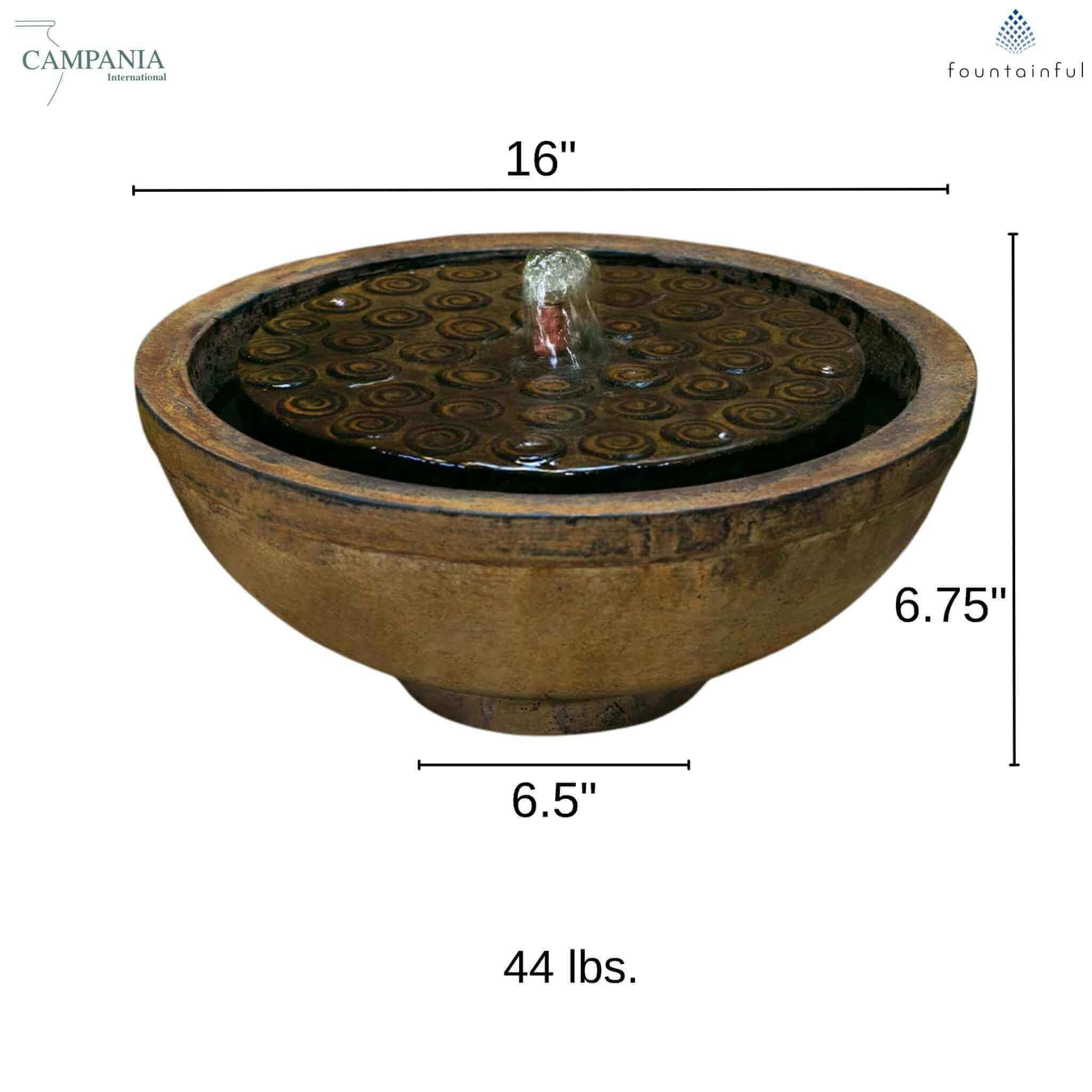 Cirrus Garden Terrace Fountain - Campania #FT244