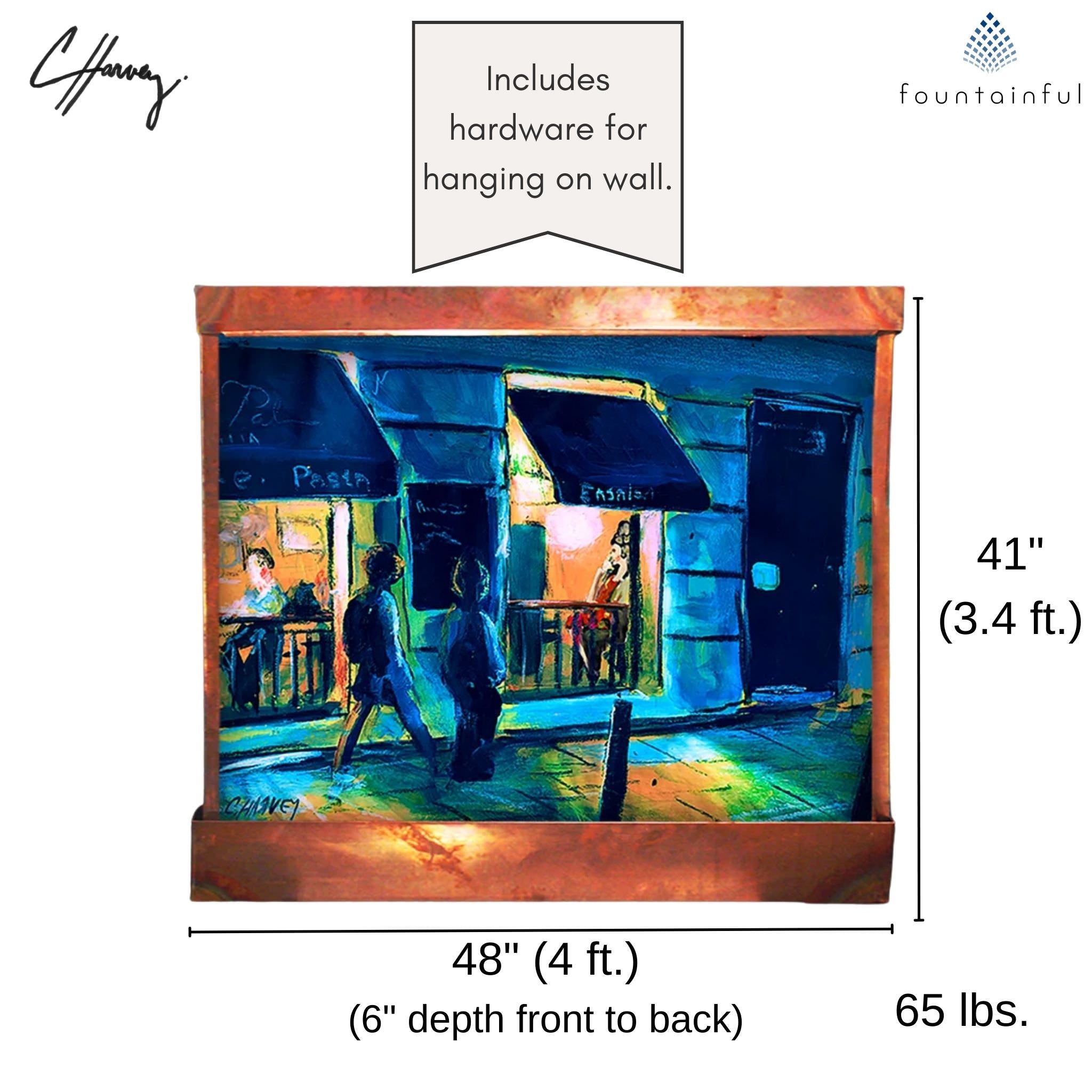 Barcelona Nights Wall Fountain - CHG