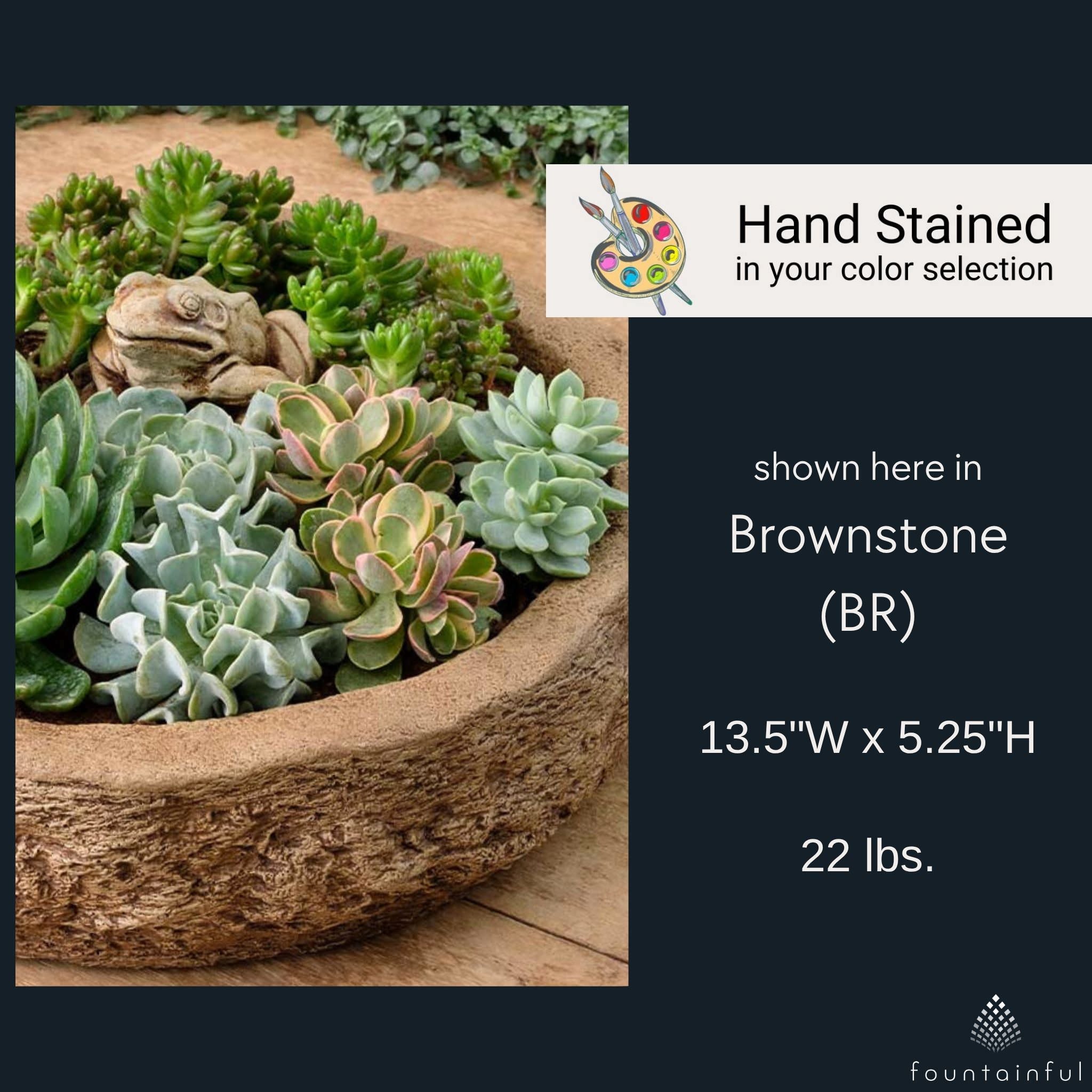 Forest Frog Concrete Planter - Campania #P998