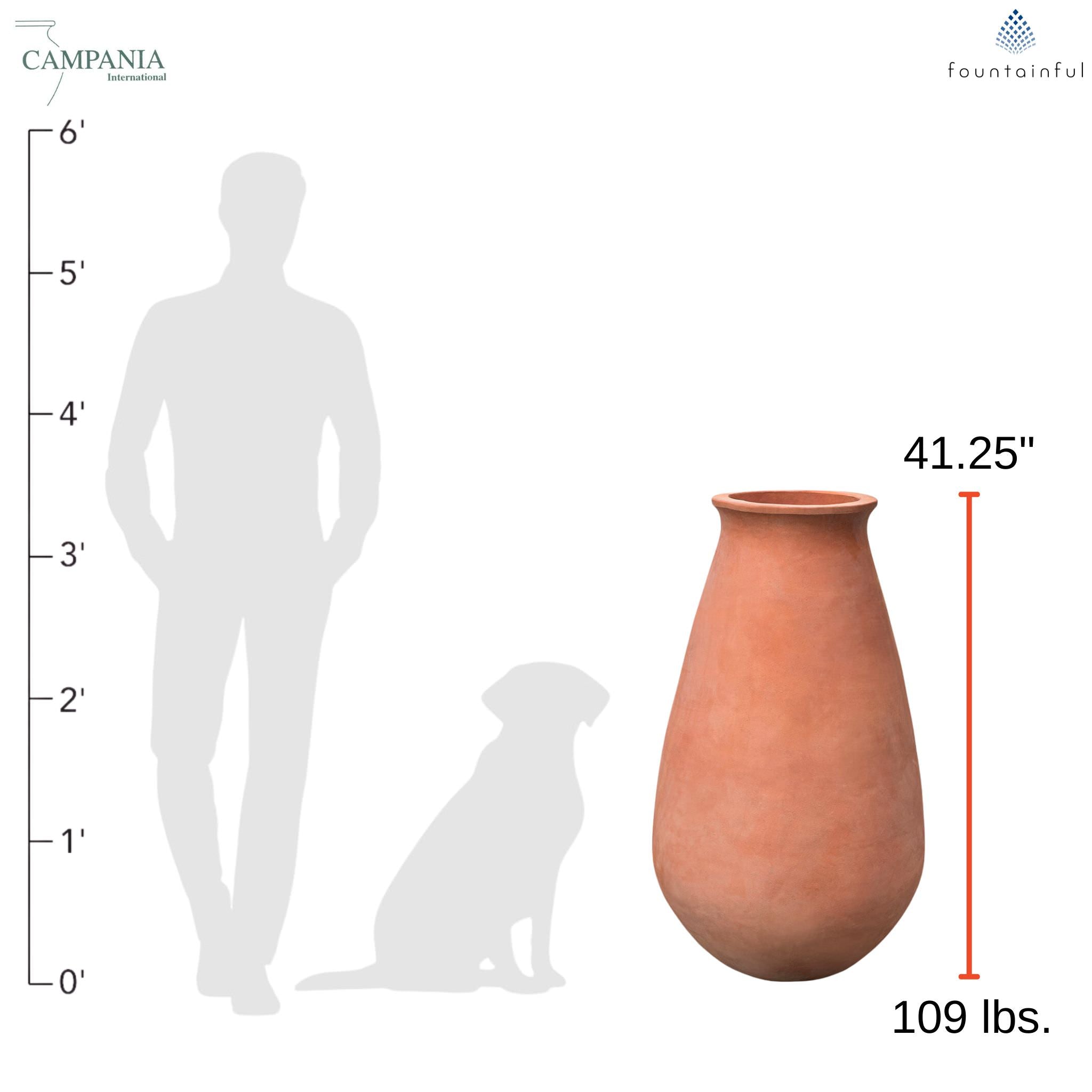 Oliviere Jar Terra Cotta Planter - Campania #6484