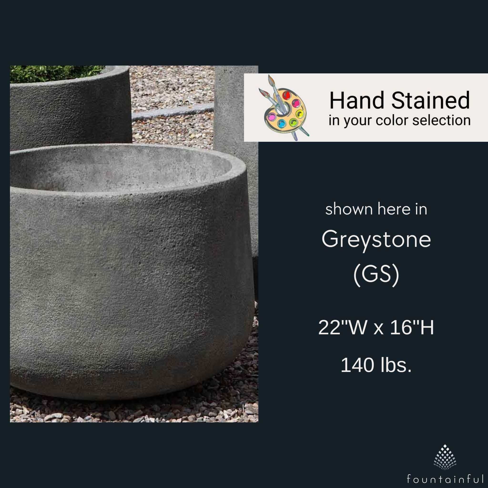 Tribeca Small Concrete Planter - Campania #P763