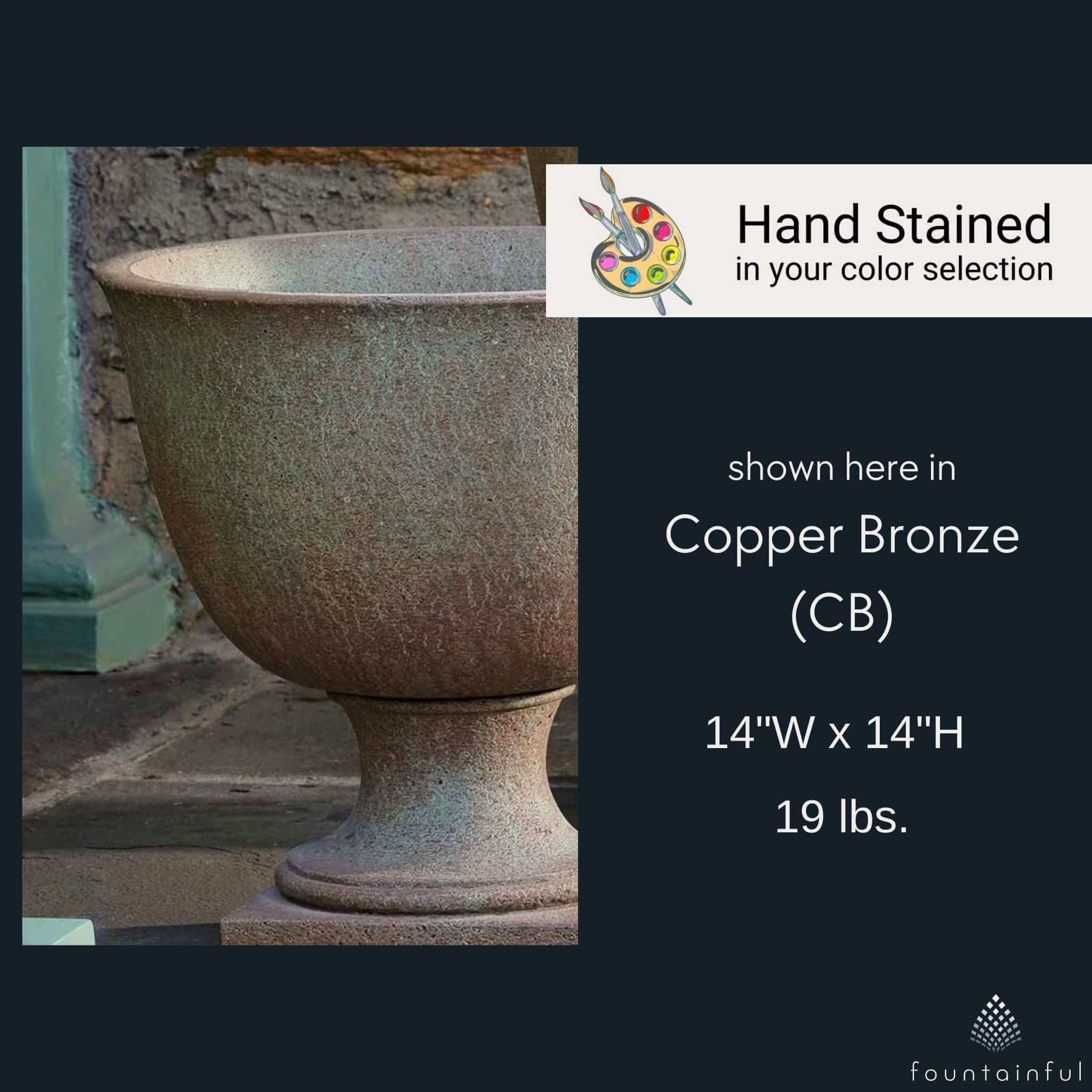 Hampstead Large Concrete Urn Planter - Campania #P957