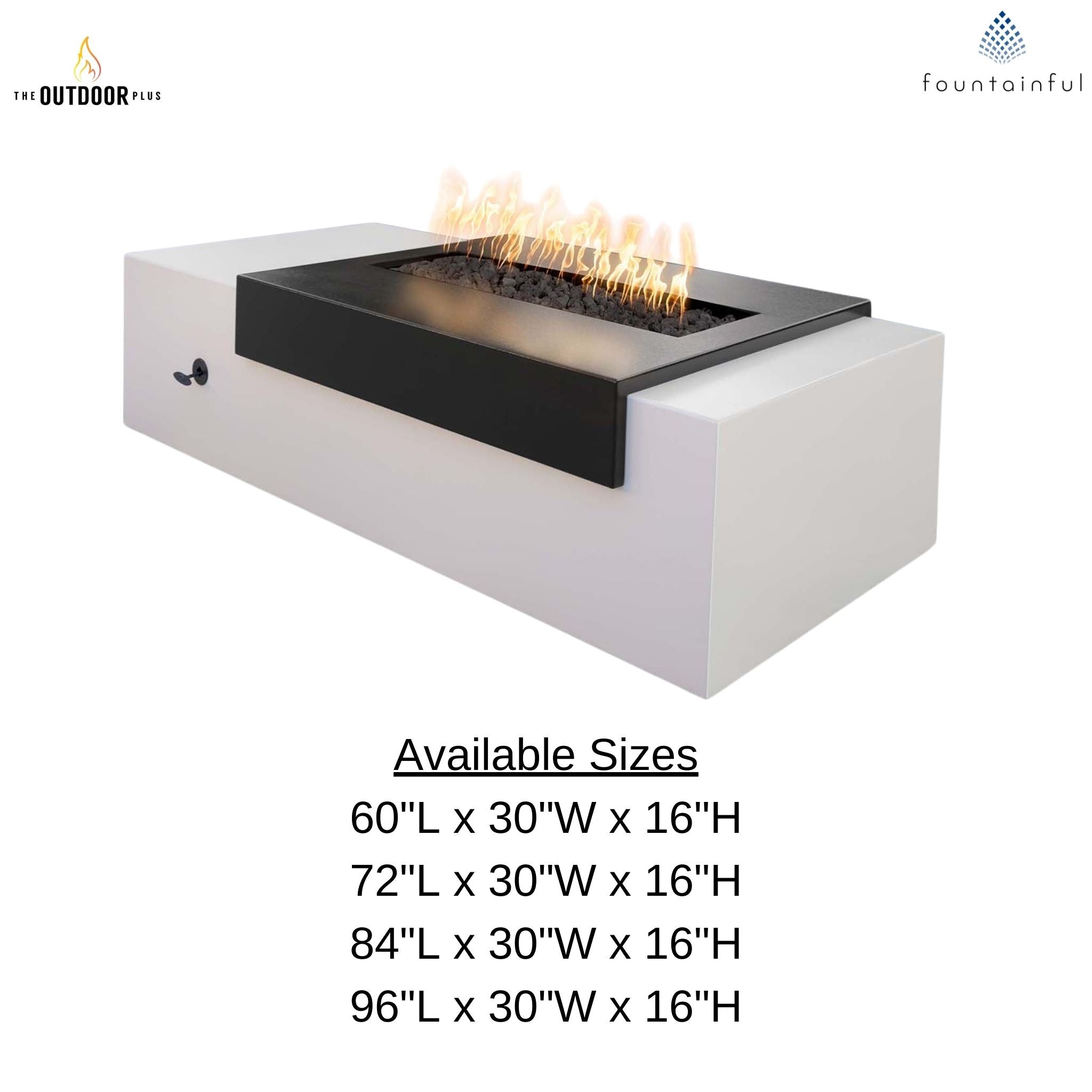 Moonstone Steel Gas Fire Pit - Outdoor Plus