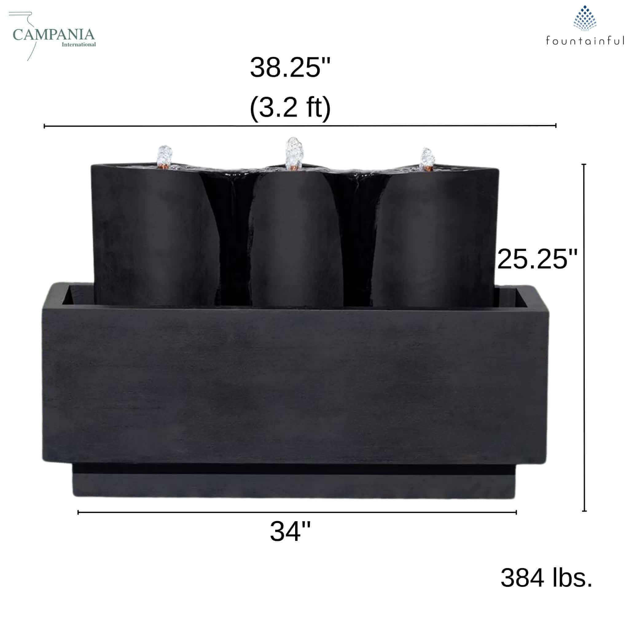 Samba Concrete Wall Fountain - Campania #FT390