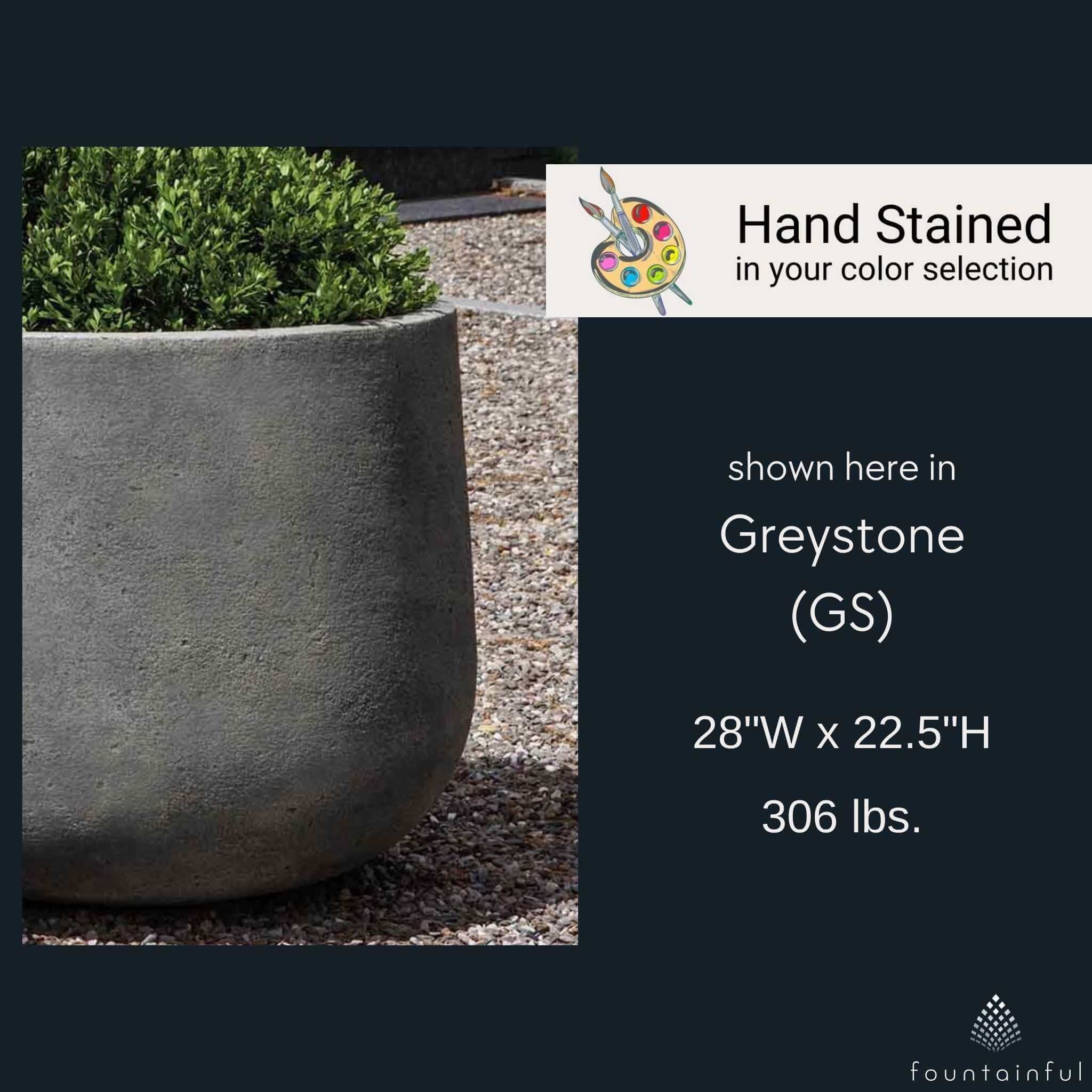 Tribeca Large Concrete Planter - Campania #P761
