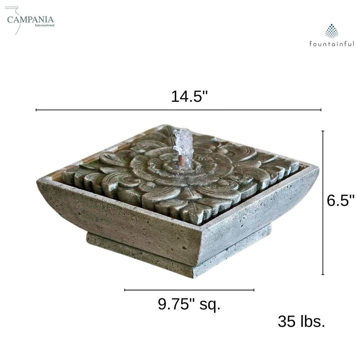 The Artifact M-Series Concrete Fountain - Campania #FT190