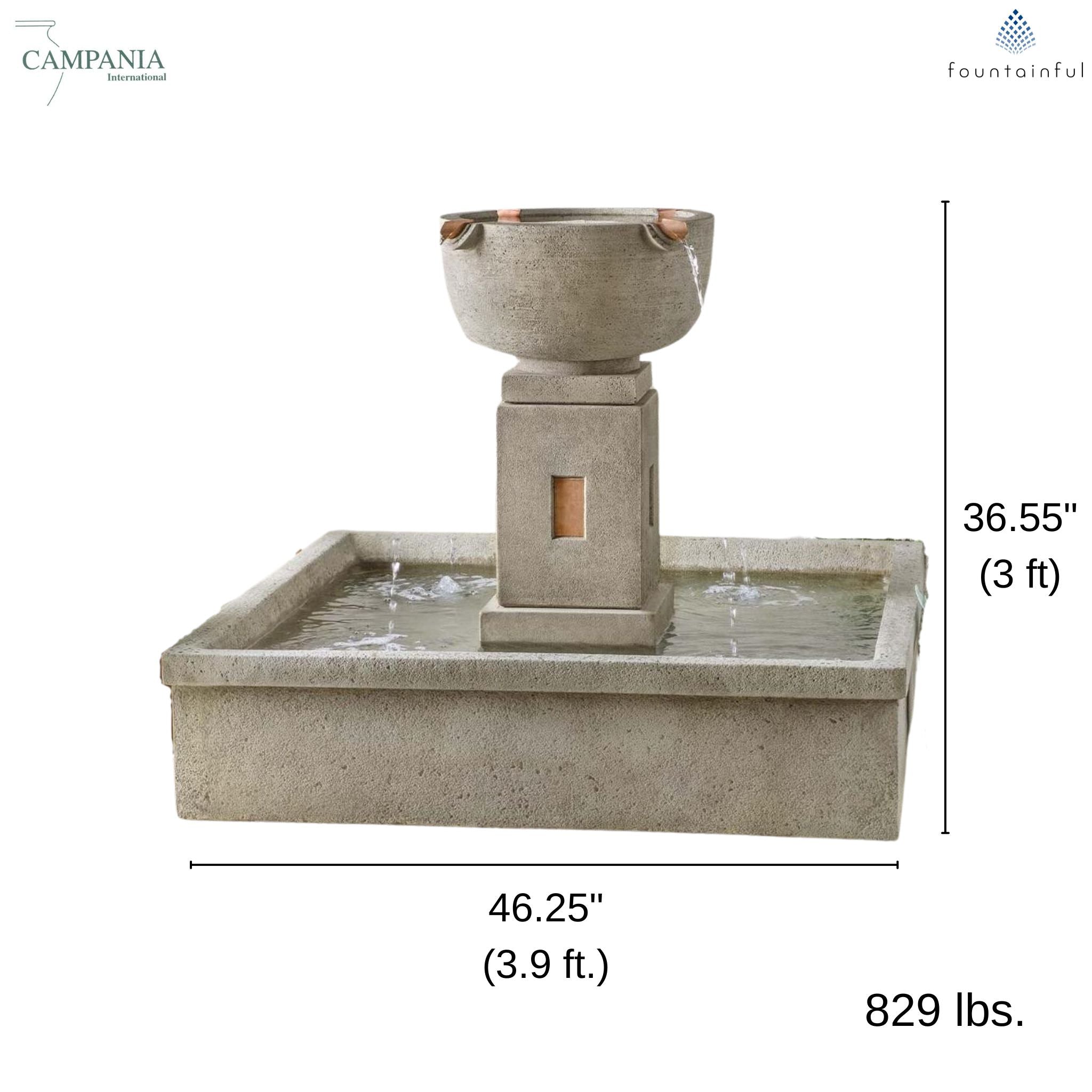 The Edo Concrete Fountain - Campania #FT418