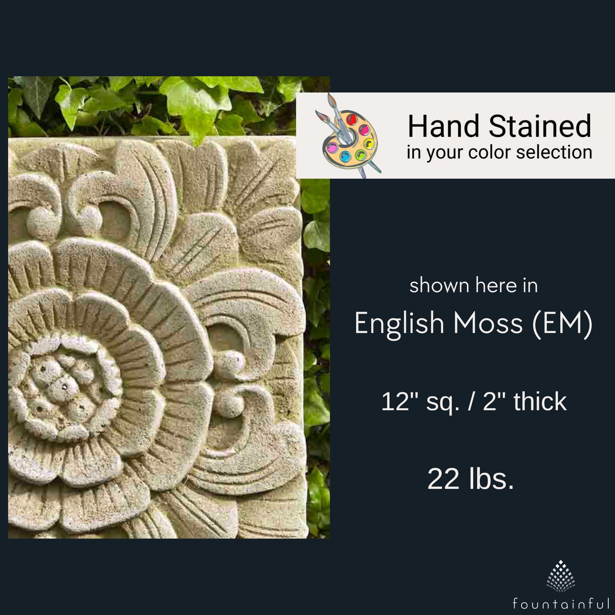 Eden Square Concrete Plaque - Campania #F254