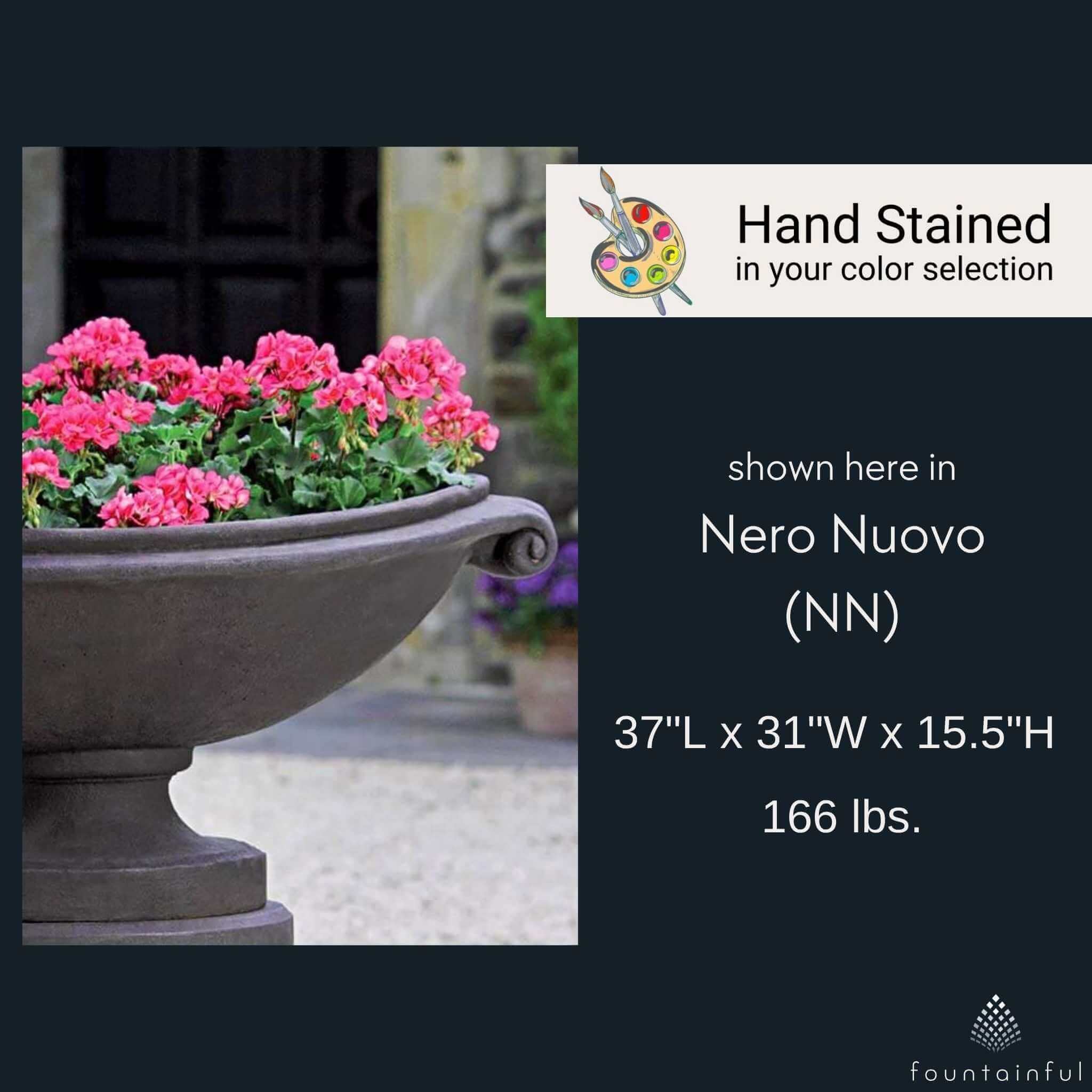 Medici Large Concrete Planter - Campania #P630