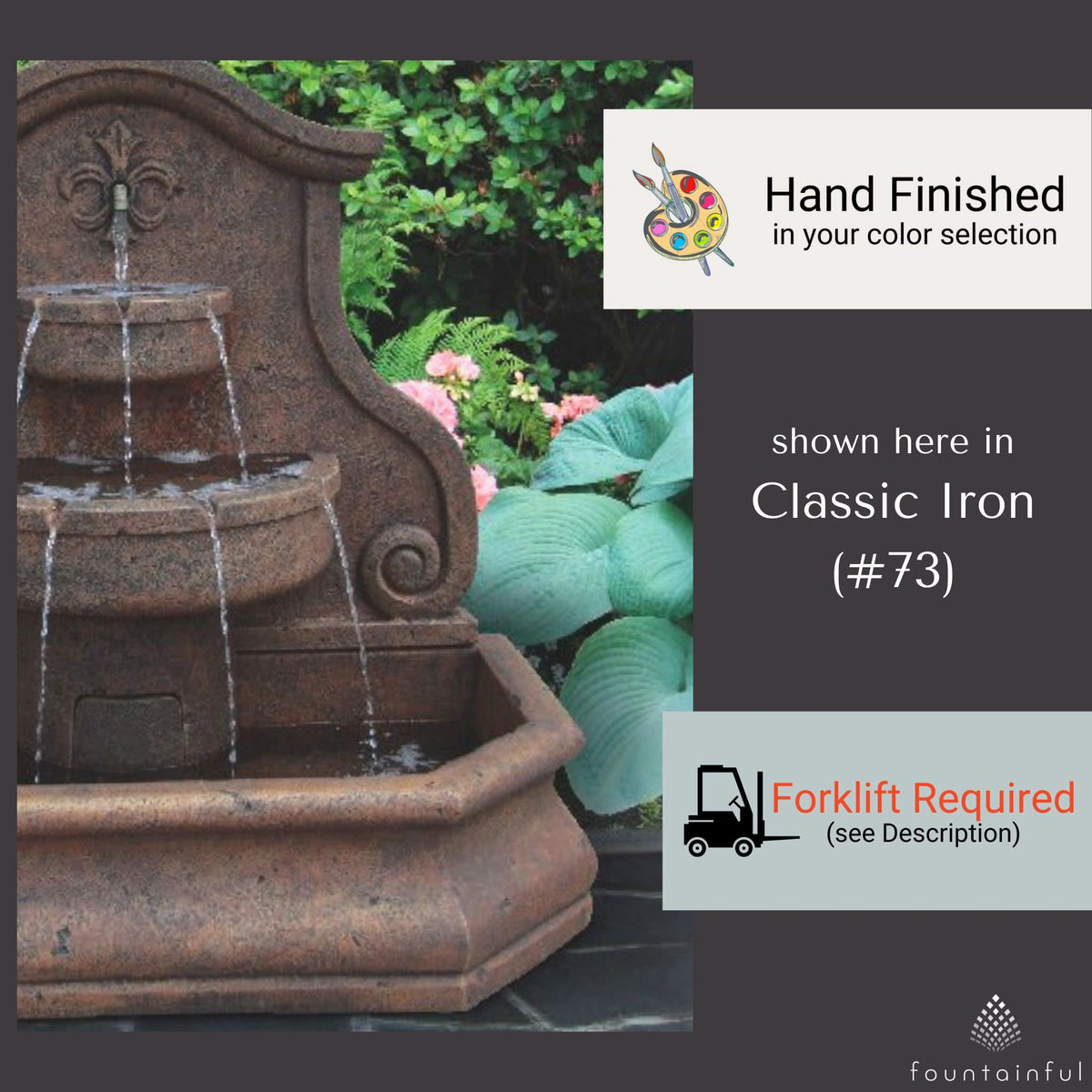 Grandessa Arch Wall Fountain - Massarellis #3714