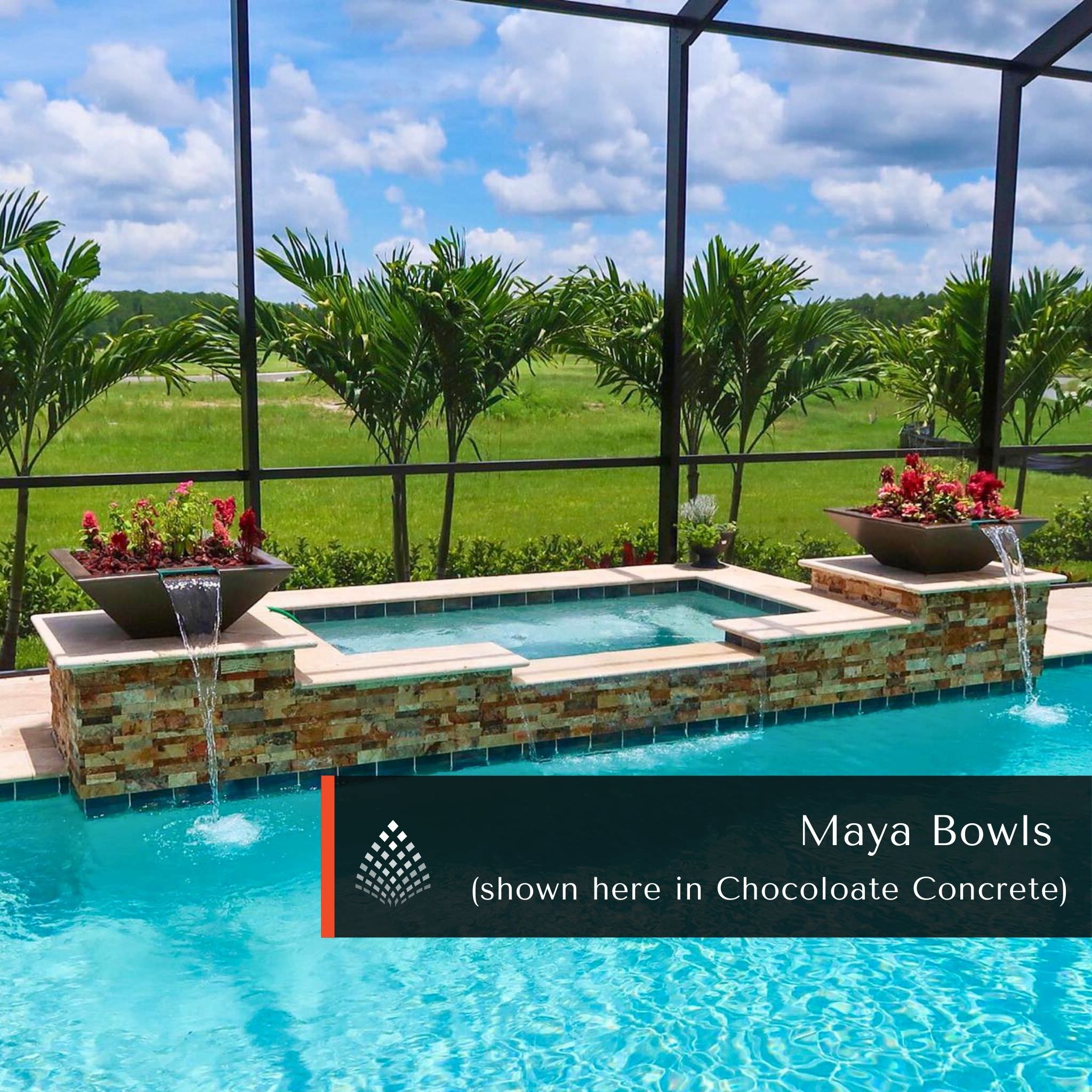 Maya Copper Planter & Water Bowl - The Outdoor Plus
