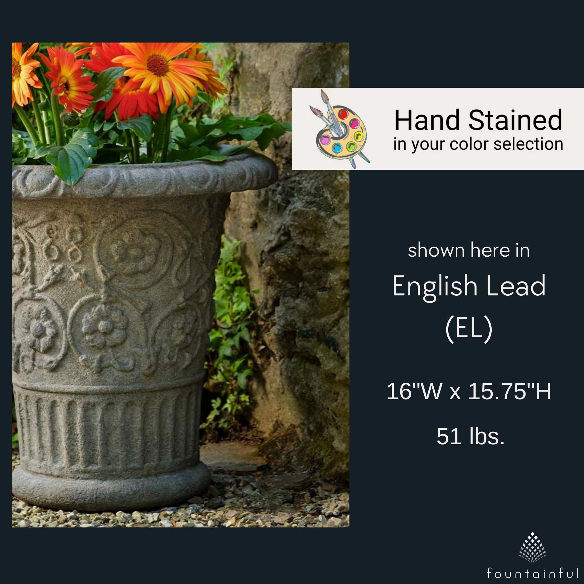 Minerva Concrete Planter - Campania #P982