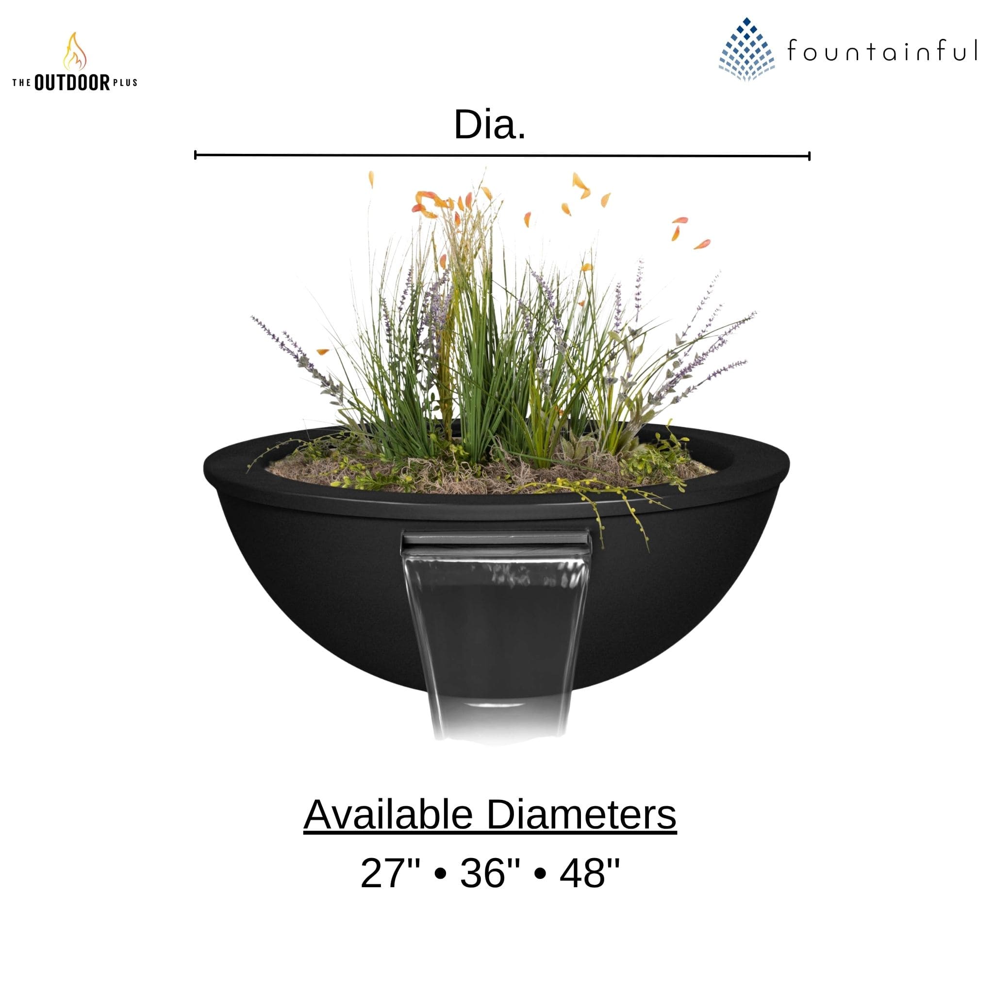 Sedona Steel Planter & Water Bowl - The Outdoor Plus