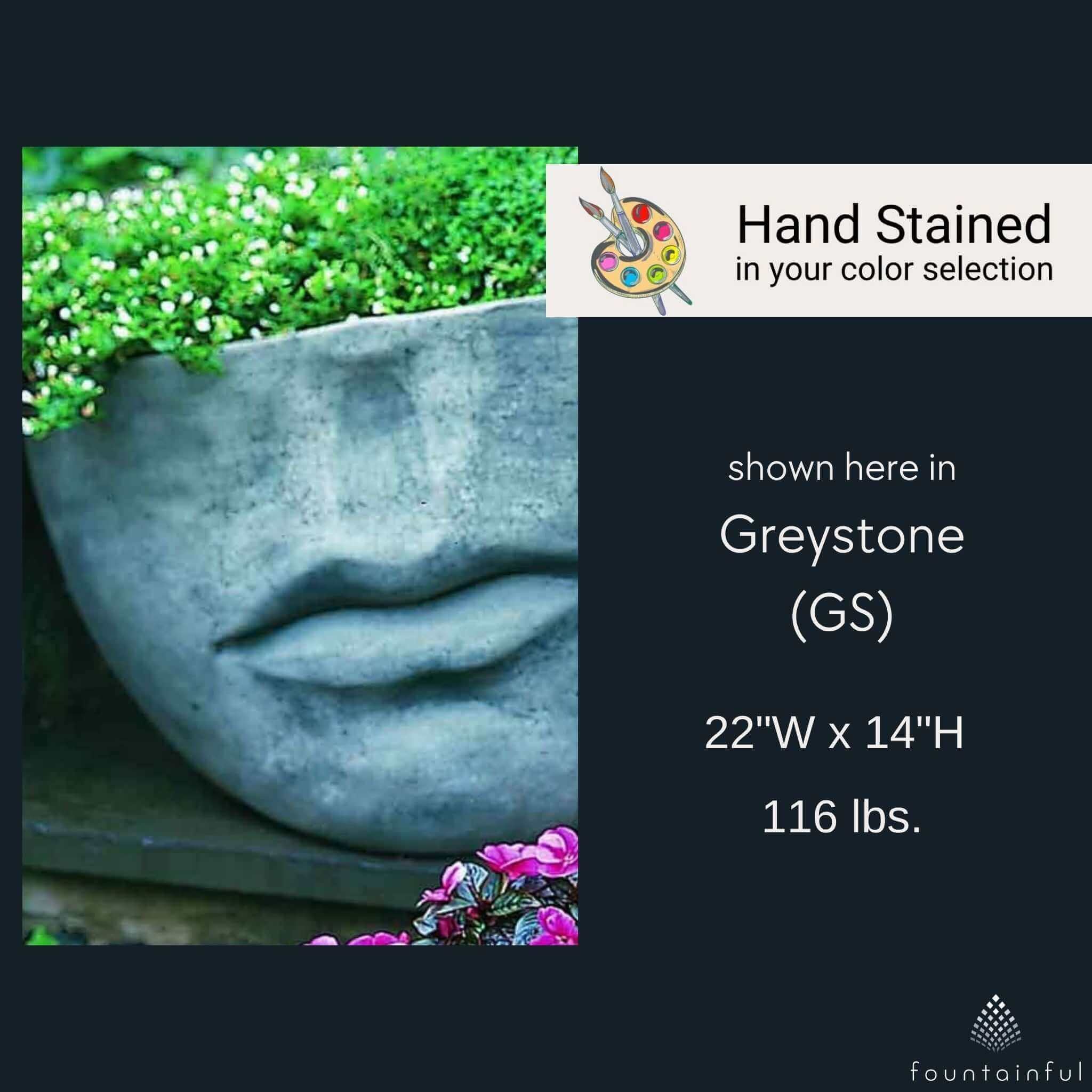 Faccia Large Concrete Planter - Campania #P176