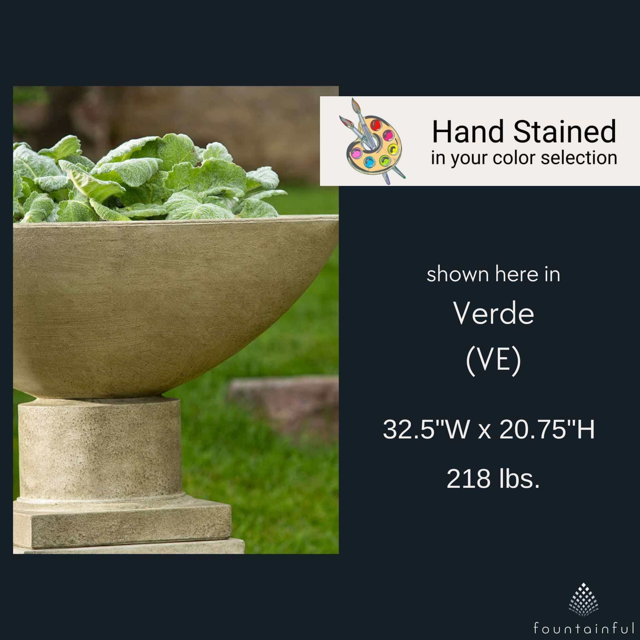 Savoy Concrete Planter - Campania #P622