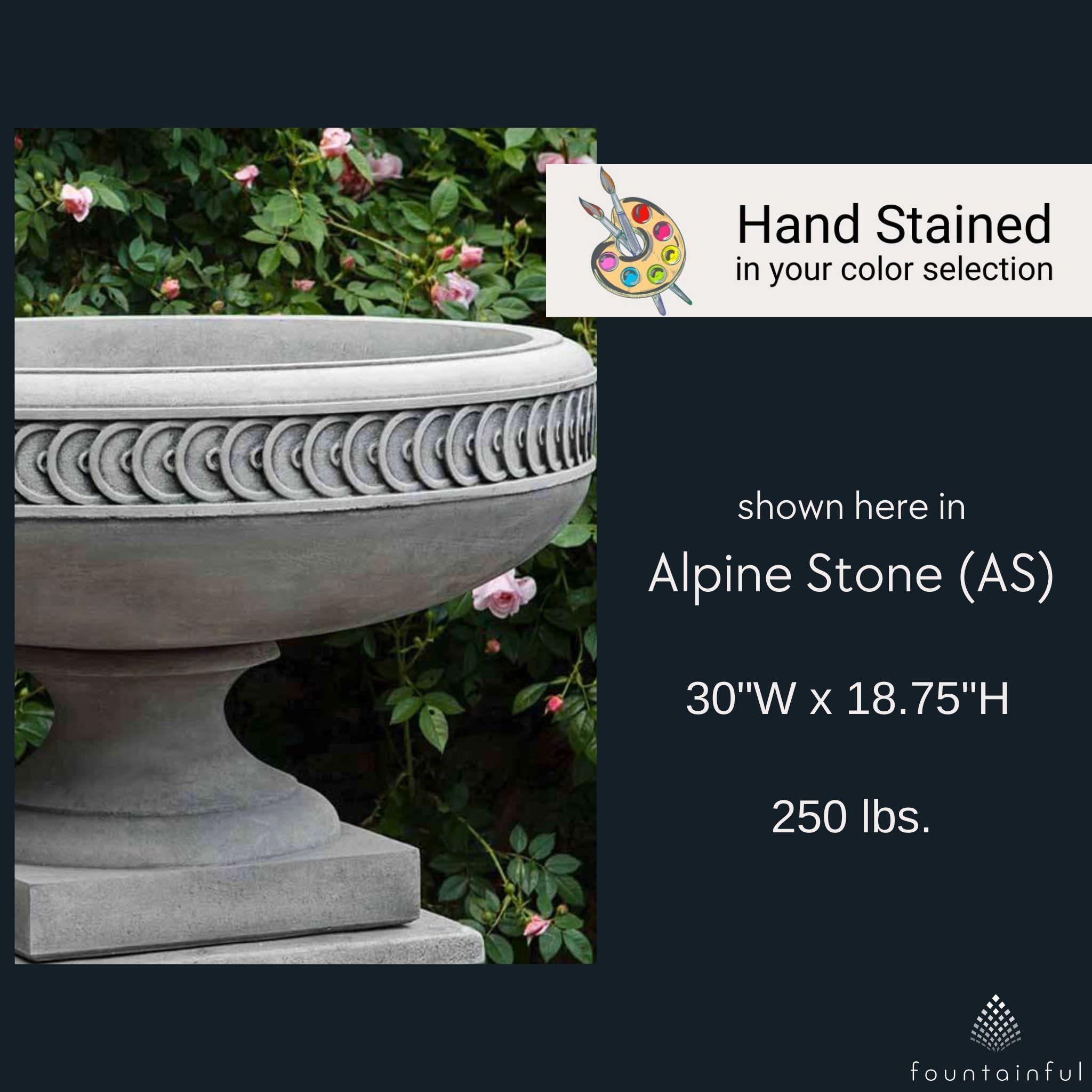 Chatham Concrete Urn Planter - Campania #P701