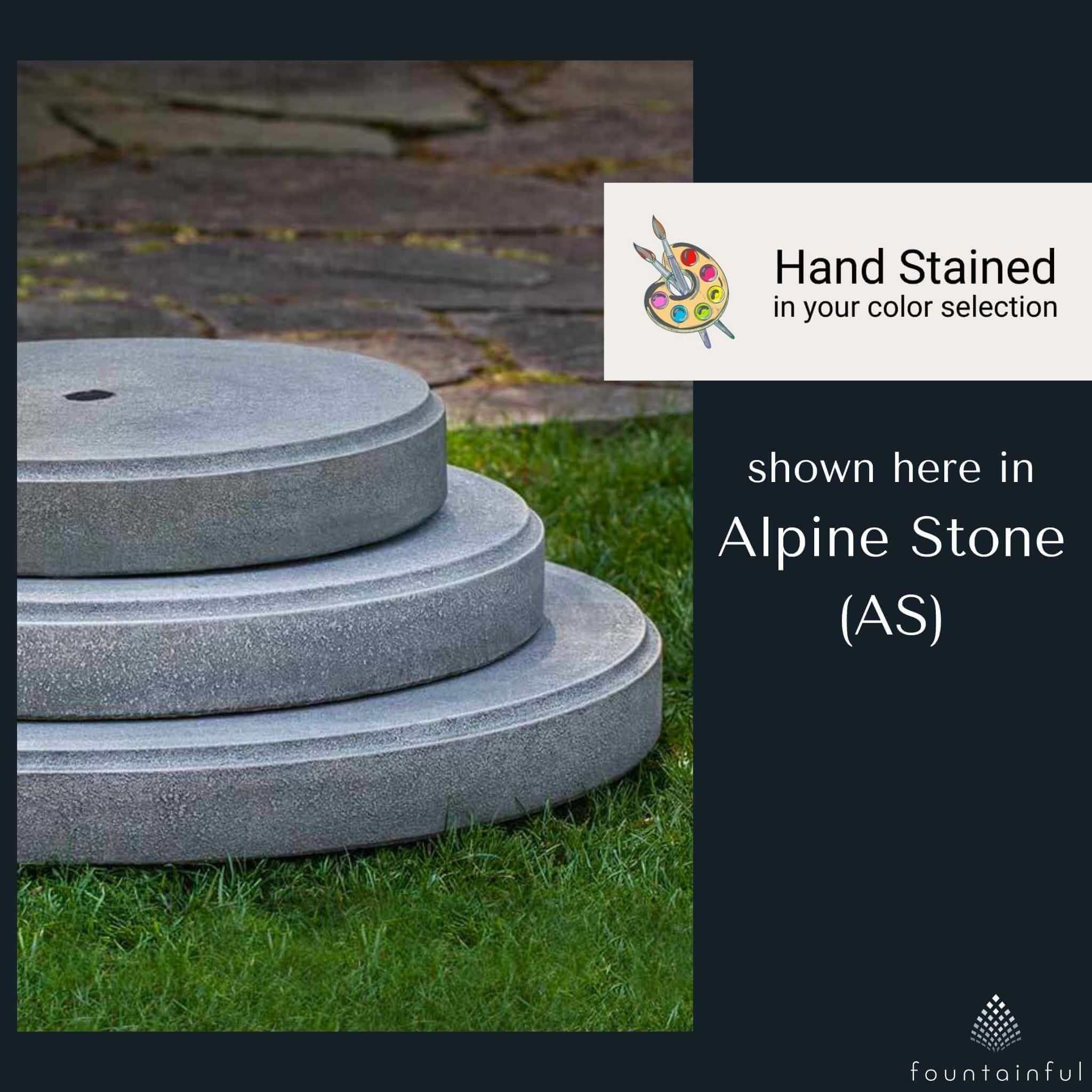 Round Concrete Bases (Plinths) - Campania