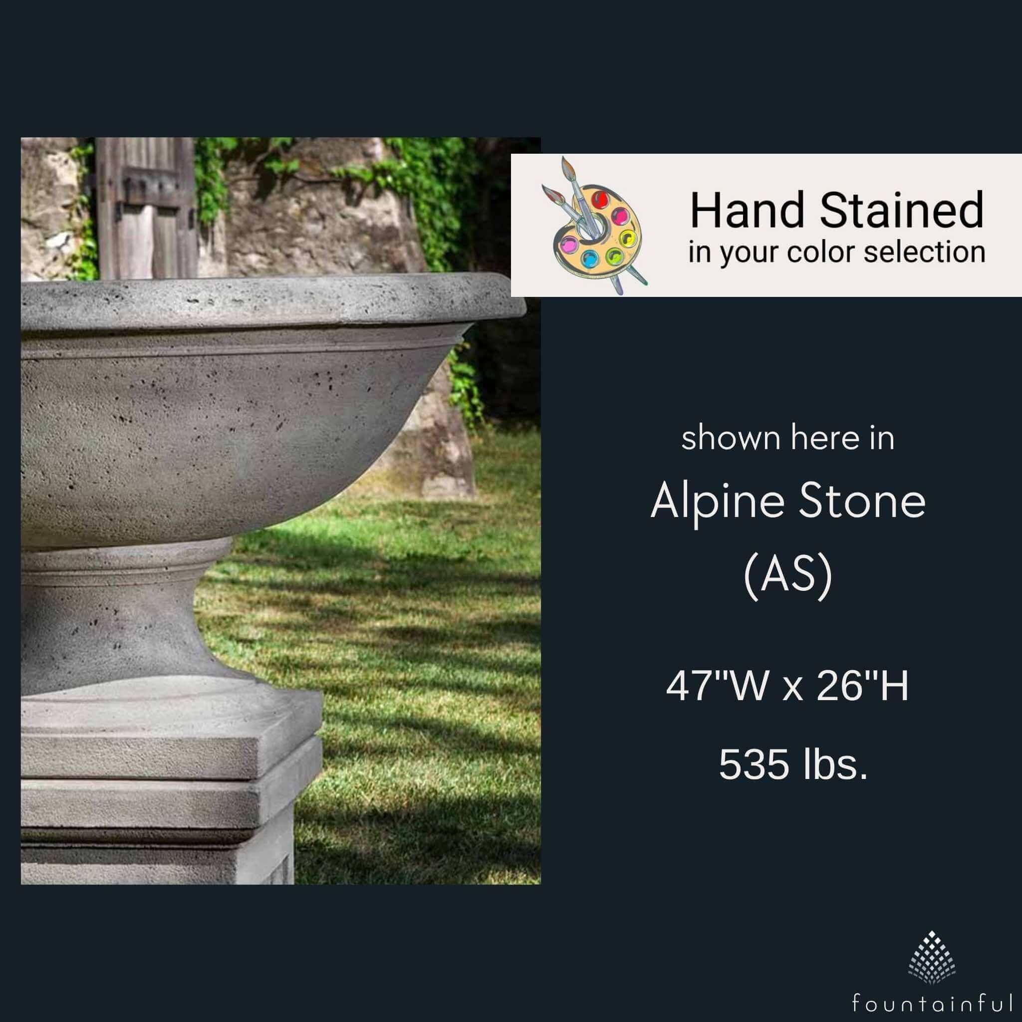 Monteros Concrete Urn Planter - Campania #P711