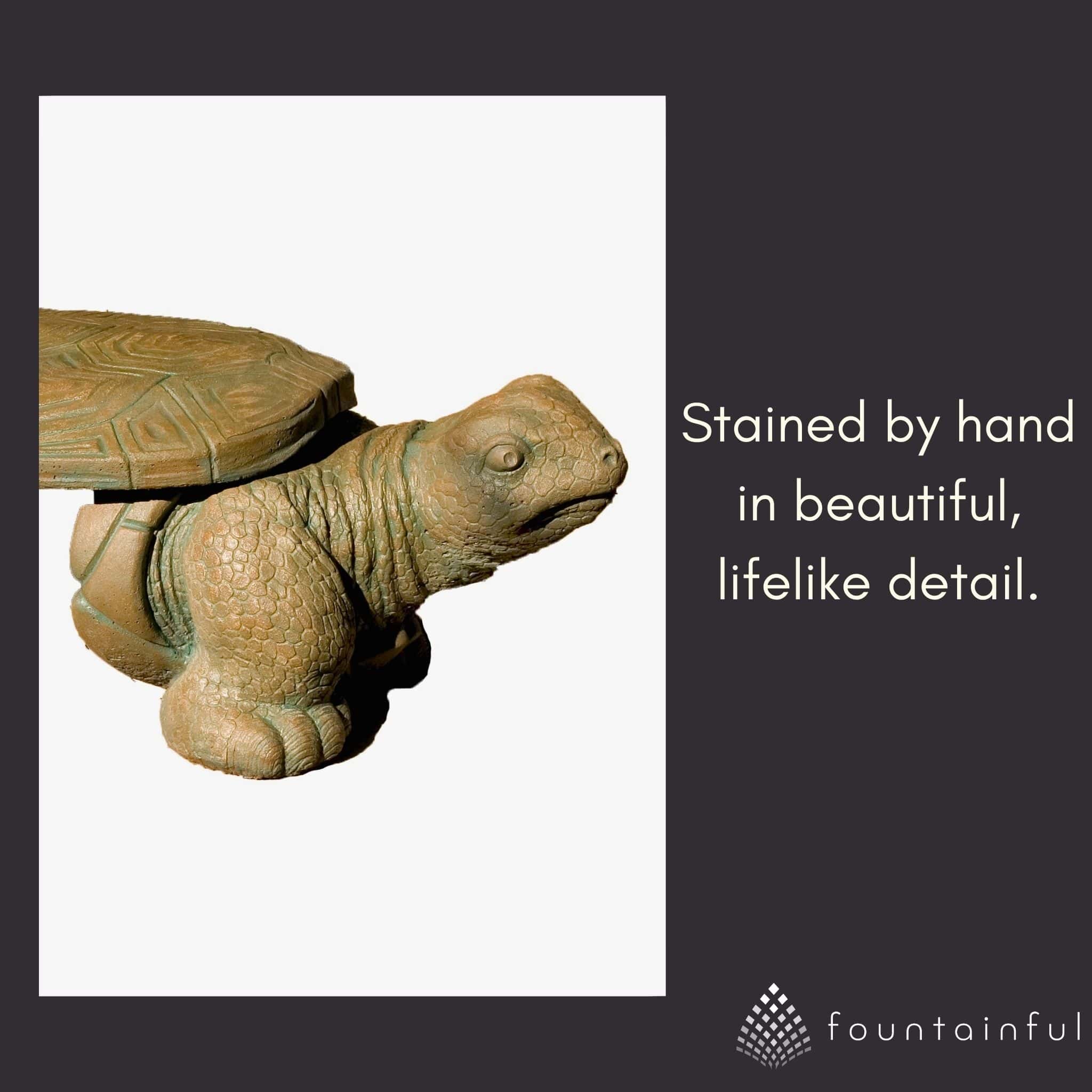 Turtle Concrete Garden Bench - Phoenix Design Cast