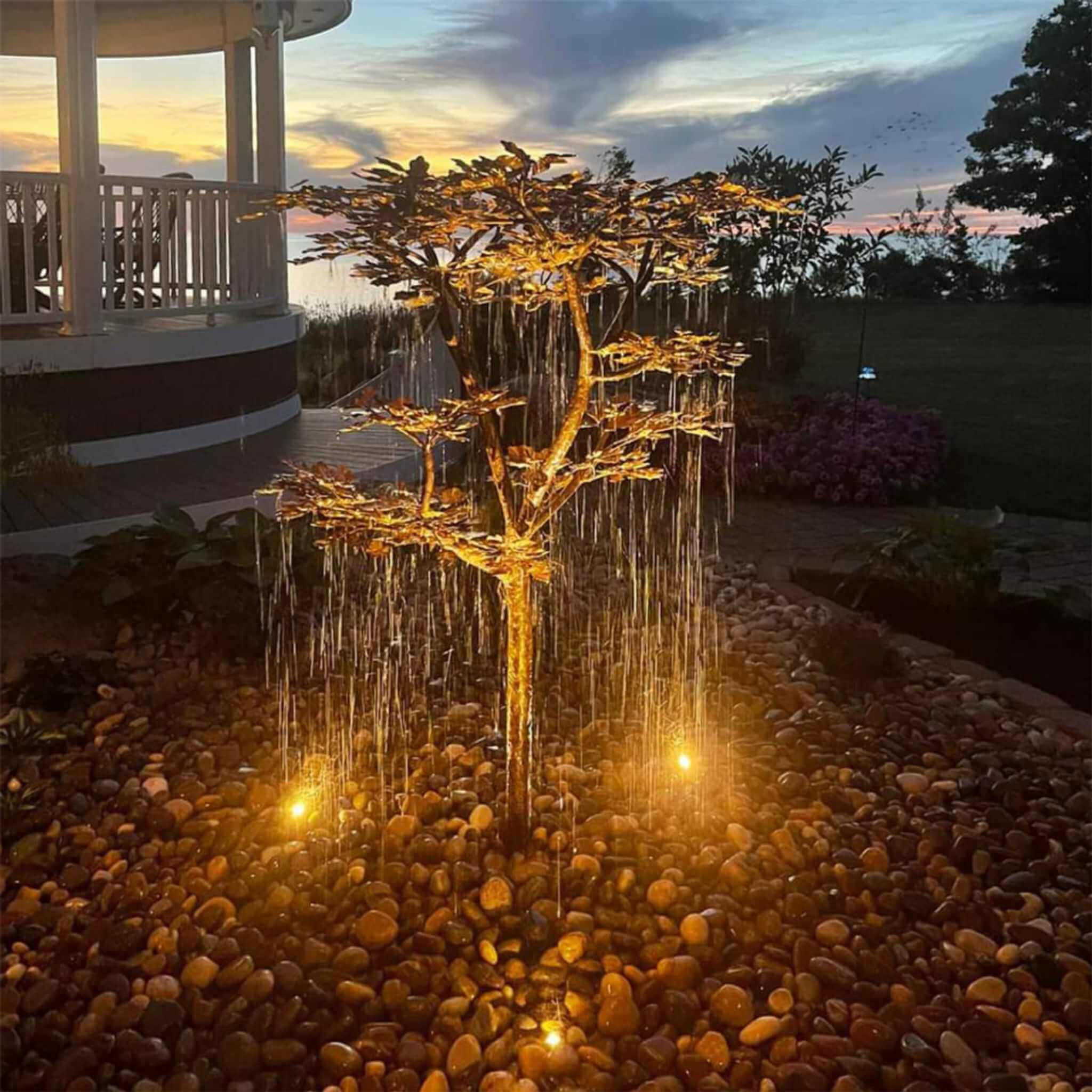 IllumiGlow® Fountain Ground Lighting 3-Bulb LED Kit - Blue Thumb Fountains