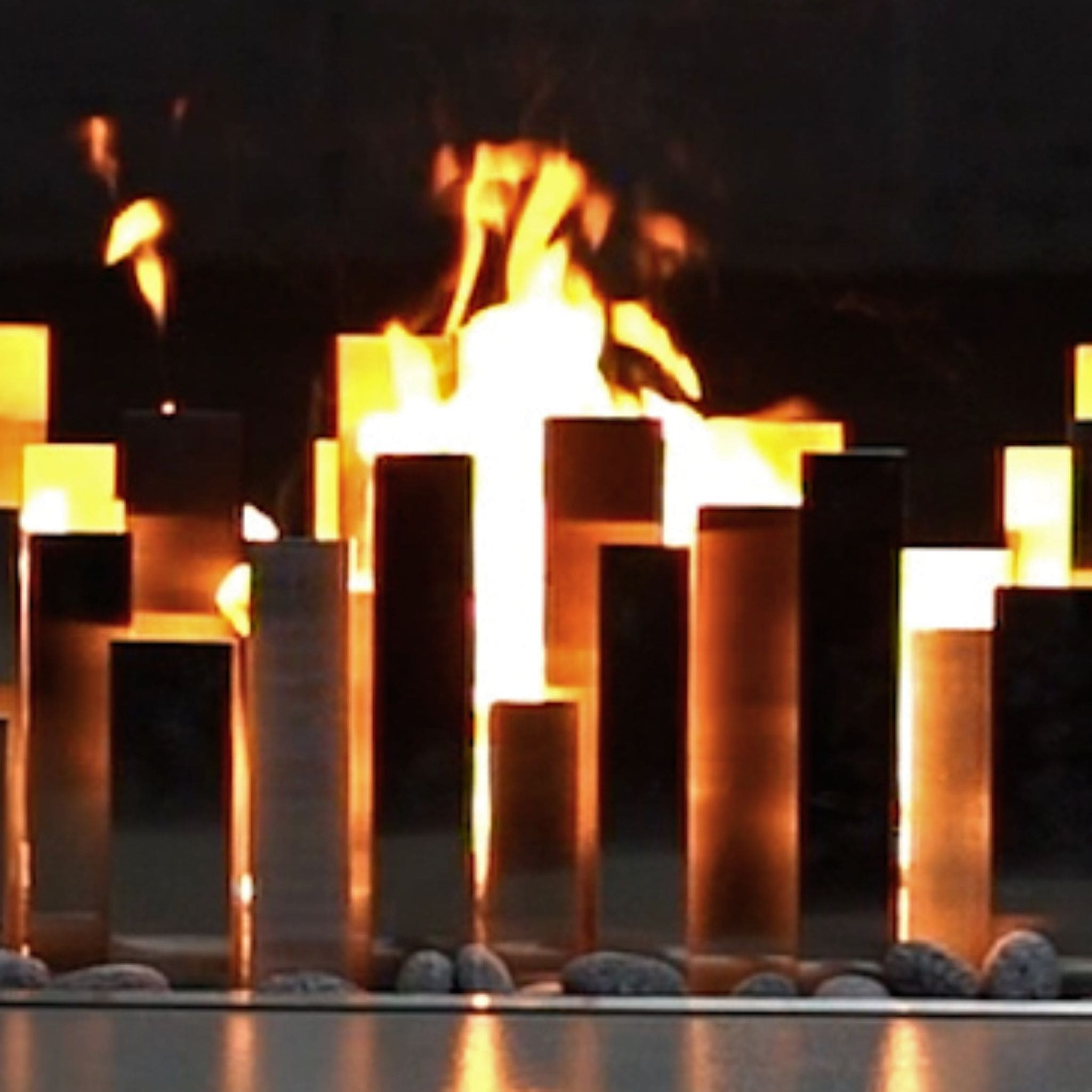 Steel "Genesis" Fire Ornament - Outdoor Plus