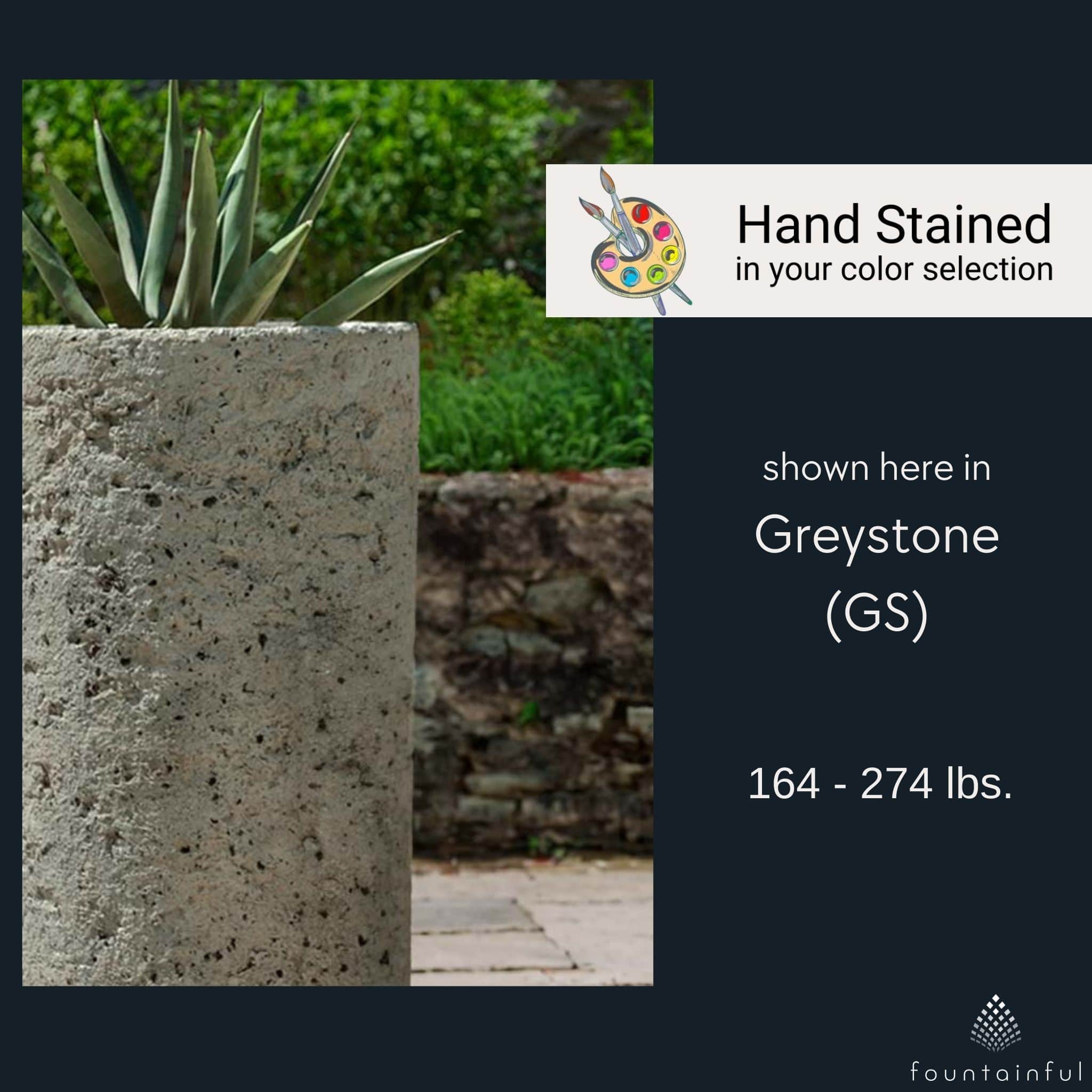 Siros Concrete Vase Planters - Campania