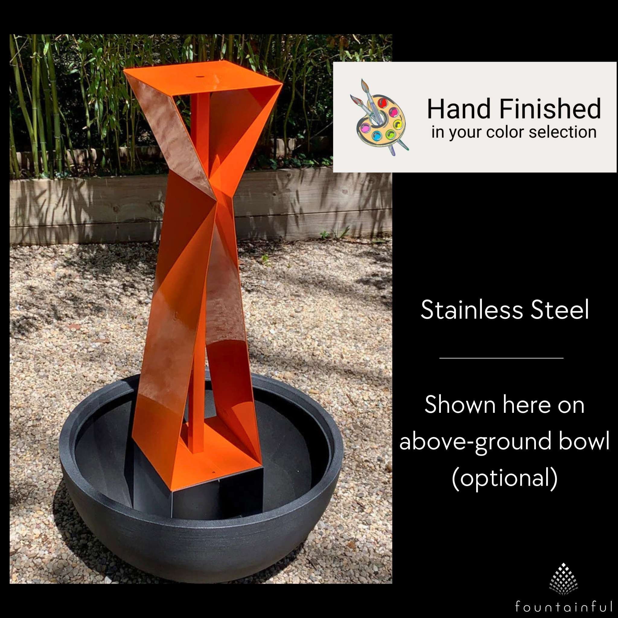 X4-Mini Modern Stainless Steel Fountain