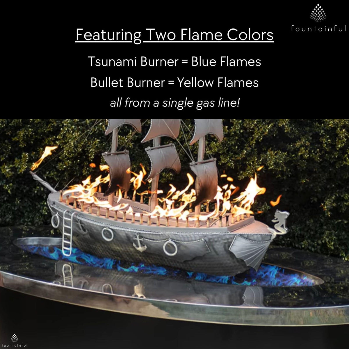 La Pinta Steel Gas Fire Table - Outdoor Plus
