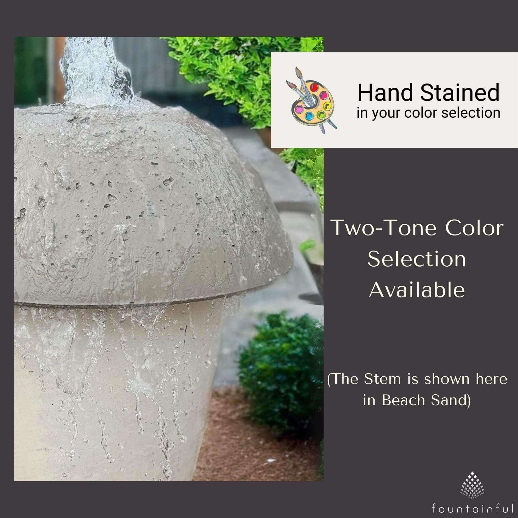 Mushroom GFRC Concrete Fountain