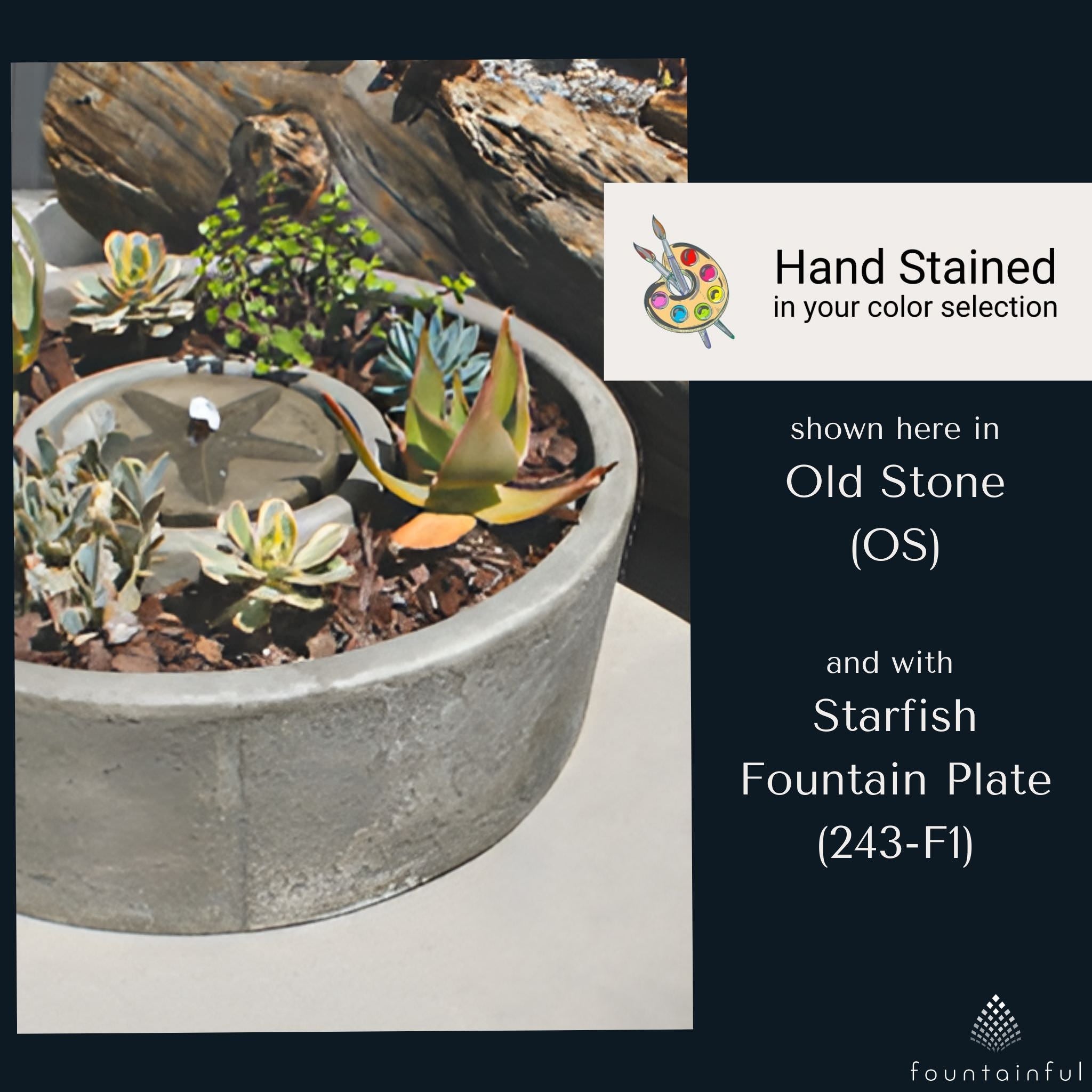 Vera Concrete Planter Fountain - Fiore #243