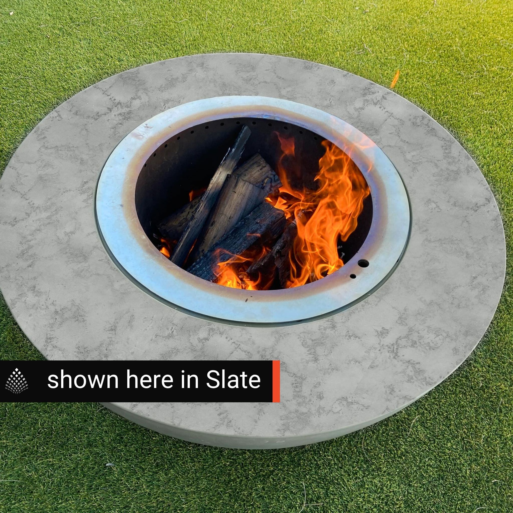 Luna Smokeless Concrete Fire Pit - Phoenix Design Cast