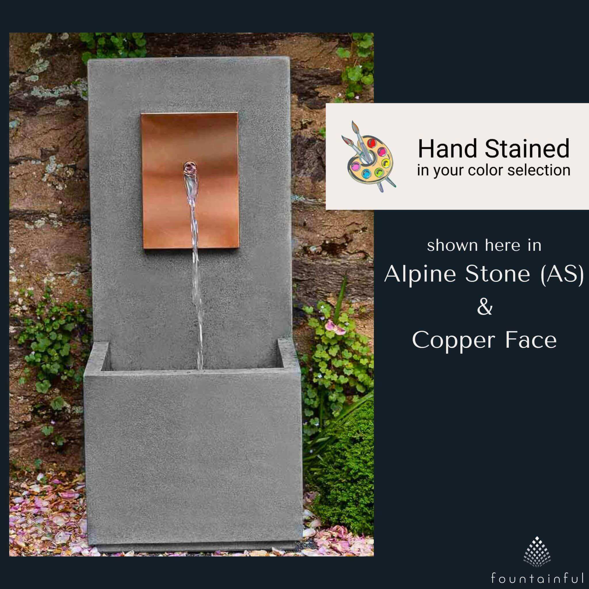 The MC4 Concrete Wall Fountain - Campania #FT339