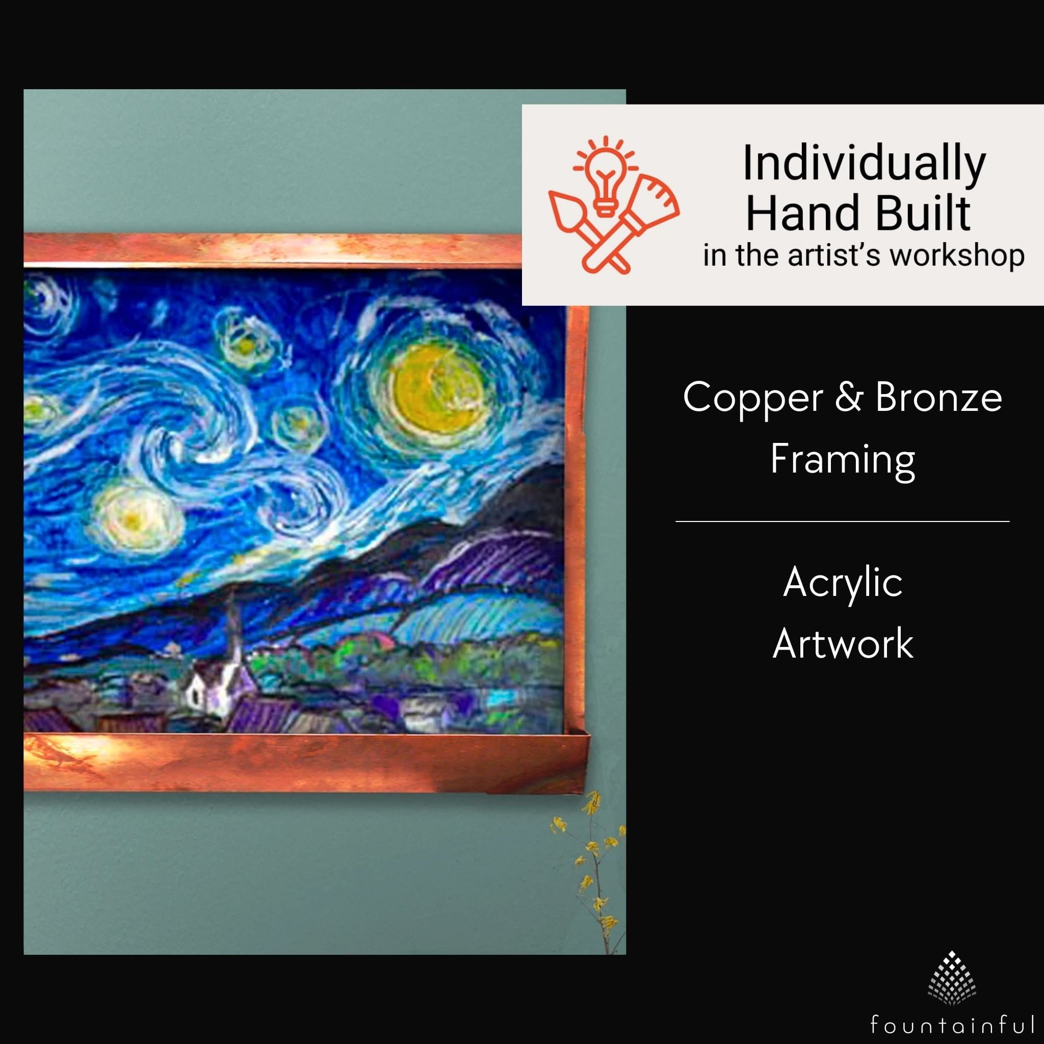 Starry Night Wall Fountain - CHG