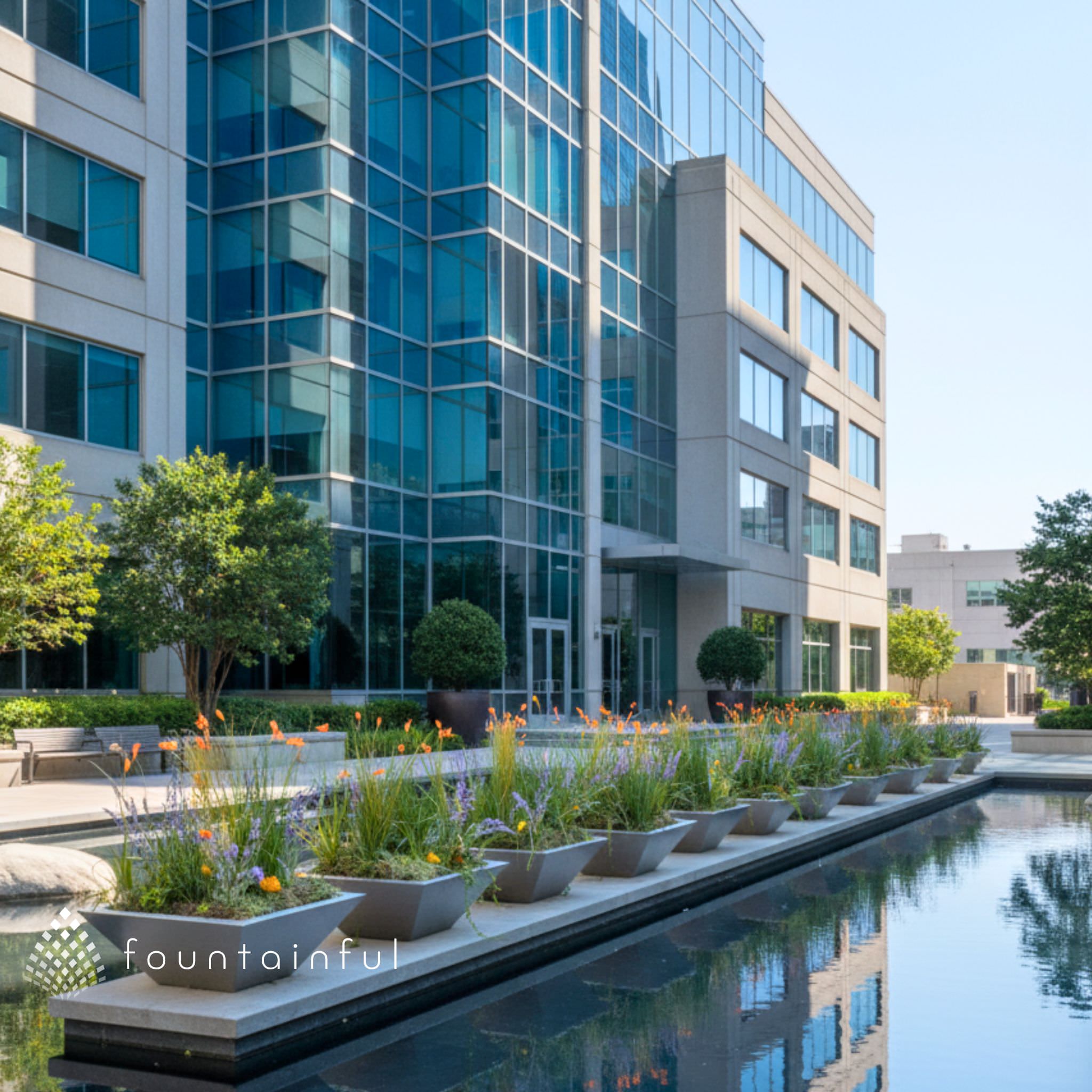 Maya Stainless Steel Box Planter - The Outdoor Plus