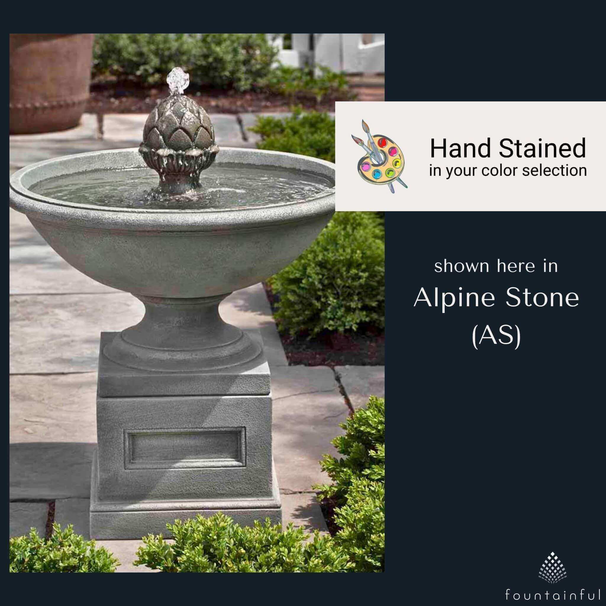 Williamsburg Chiswell Concrete Fountain - Campania #FT282