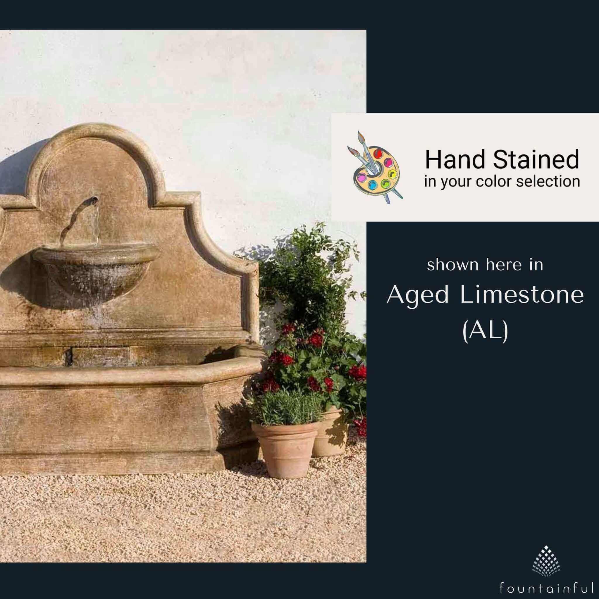 Andalusia Concrete Wall Fountain - Campania #FT120