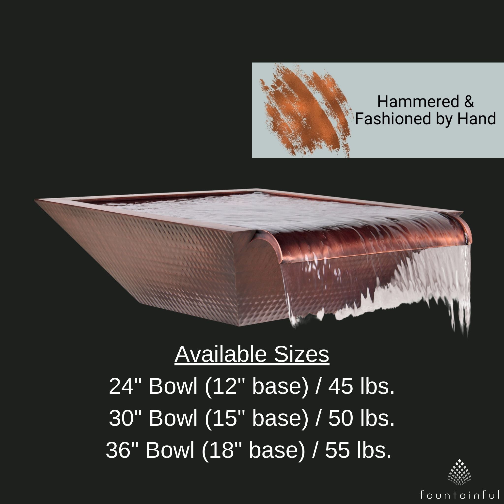 Maya Wide Spill Copper Water Bowl - The Outdoor Plus