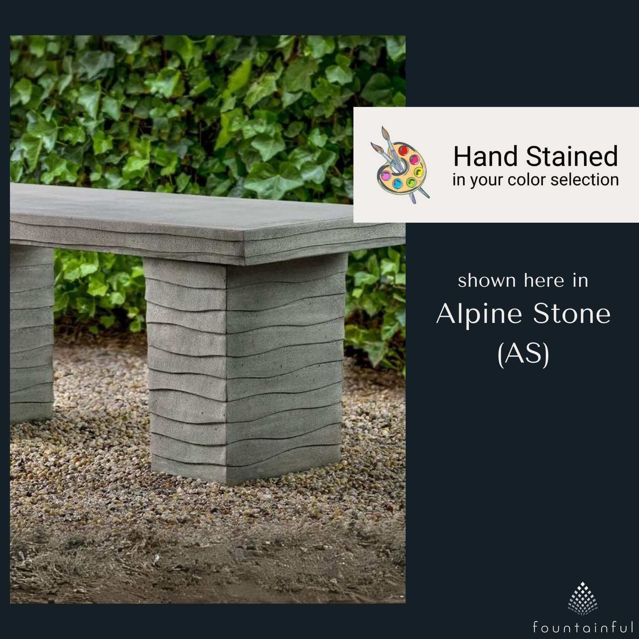 Ipanema Concrete Garden Bench - Campania #BE148